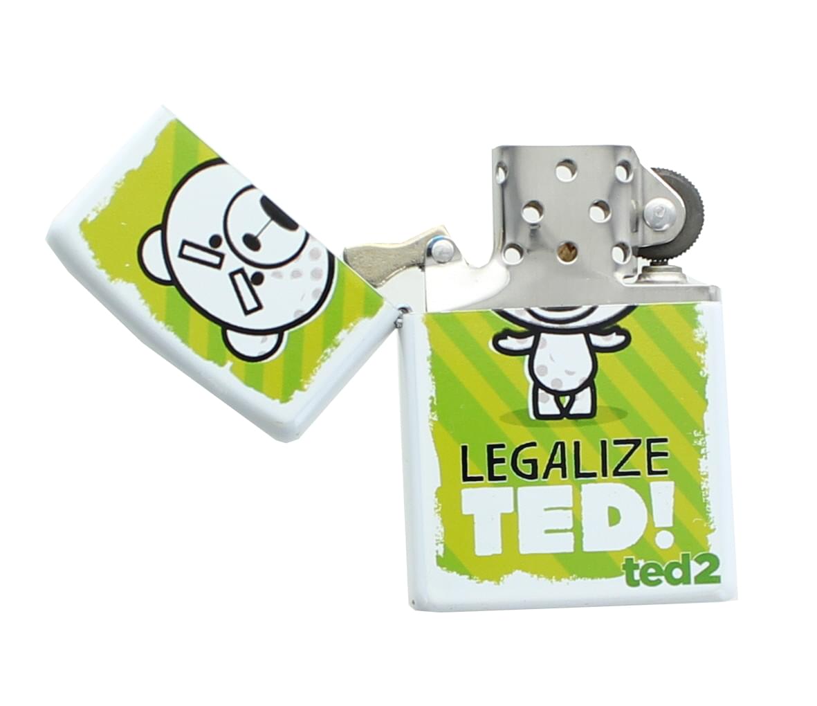 Ted 2 Legalize Ted! Metal Torch Lighter - Ignite Your Funky Spirit