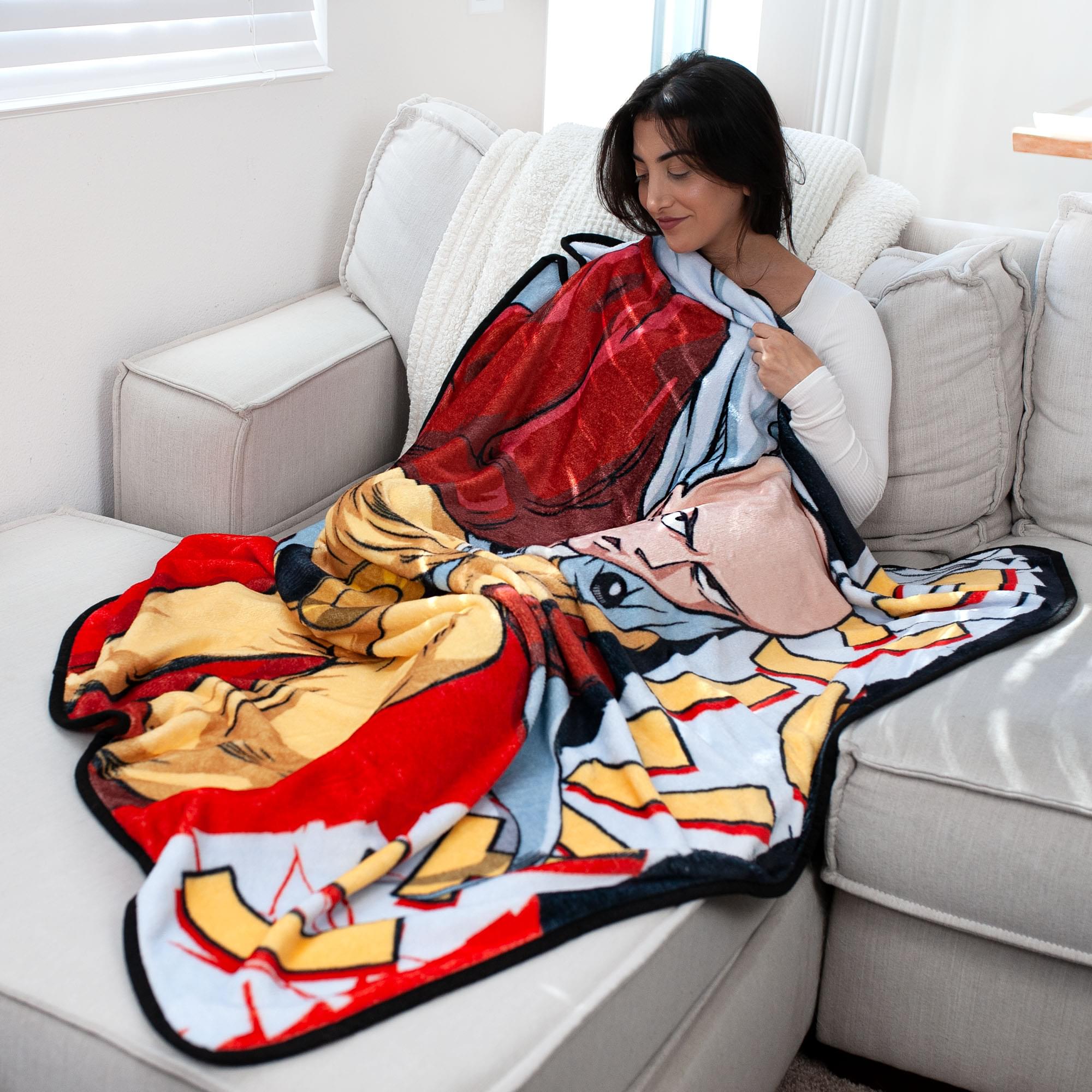Epic One-Punch Man Fleece Throw Blanket - 45x60 Inches
