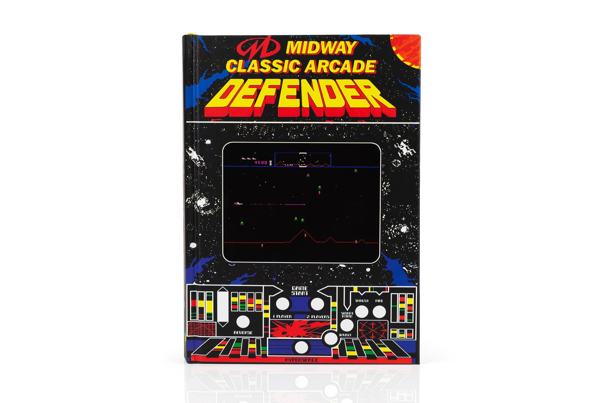 Defender-Inspired Midway Arcade Games Hardback Journal