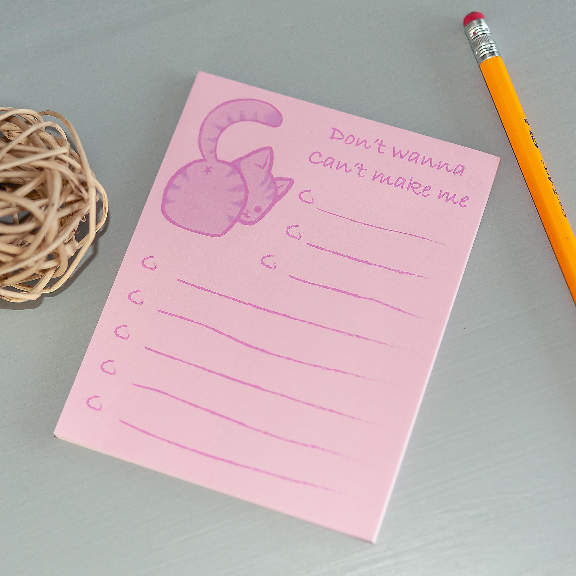 Purr-fectly Organized: Cat Bum Sticky Notes