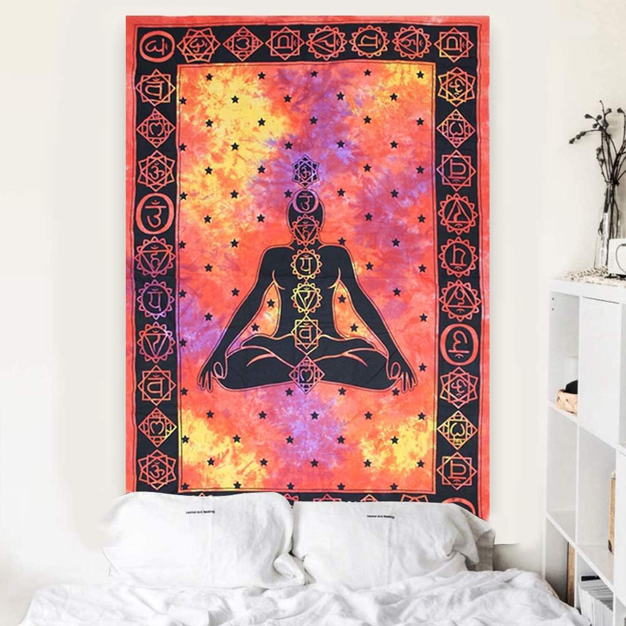 Serenity-Inspired Zen Yoga Wall Tapestry (54 x 80 Inch)