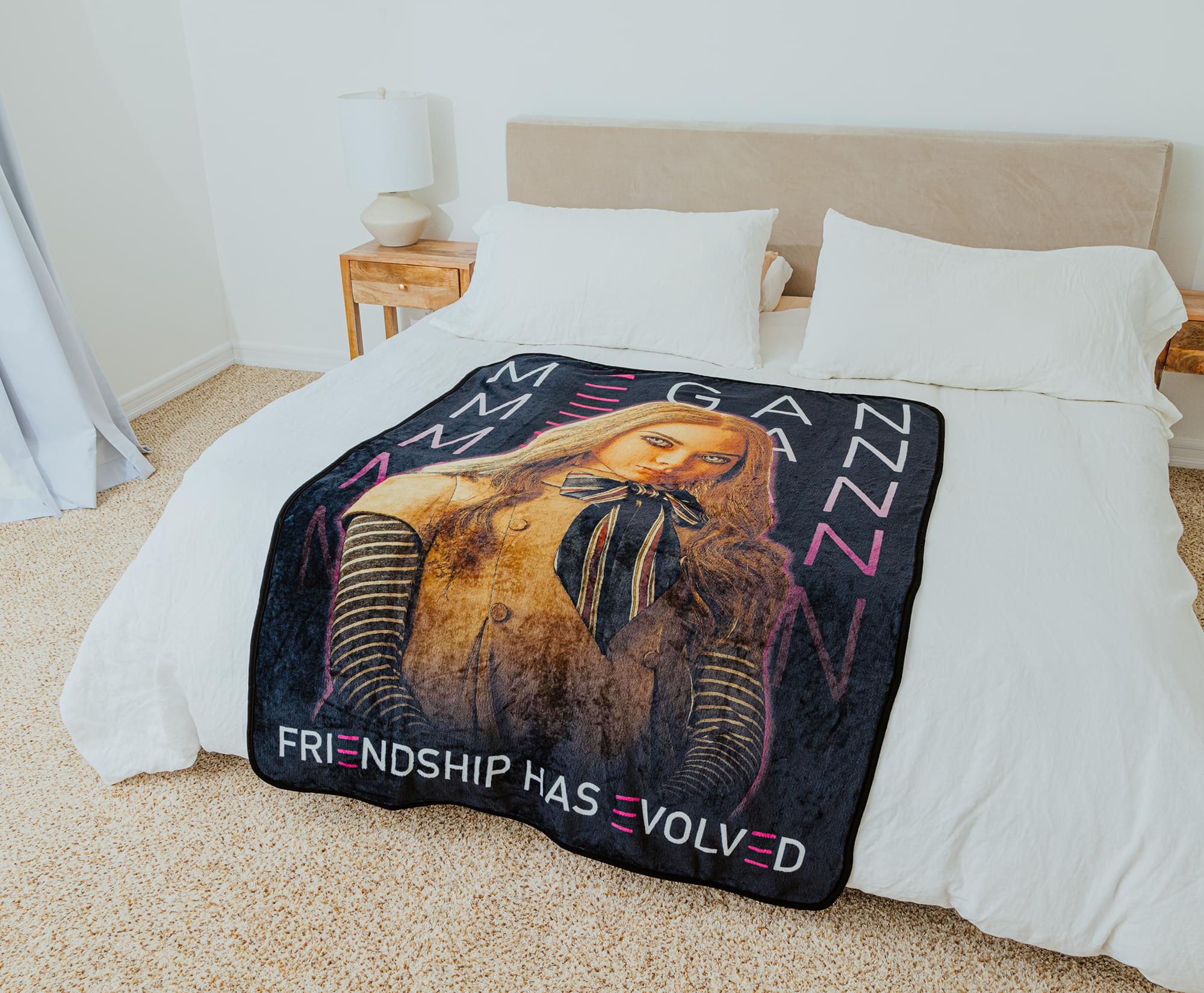 M3GAN Friendship Evolution Raschel Throw Blanket - 45 x 60 Inches