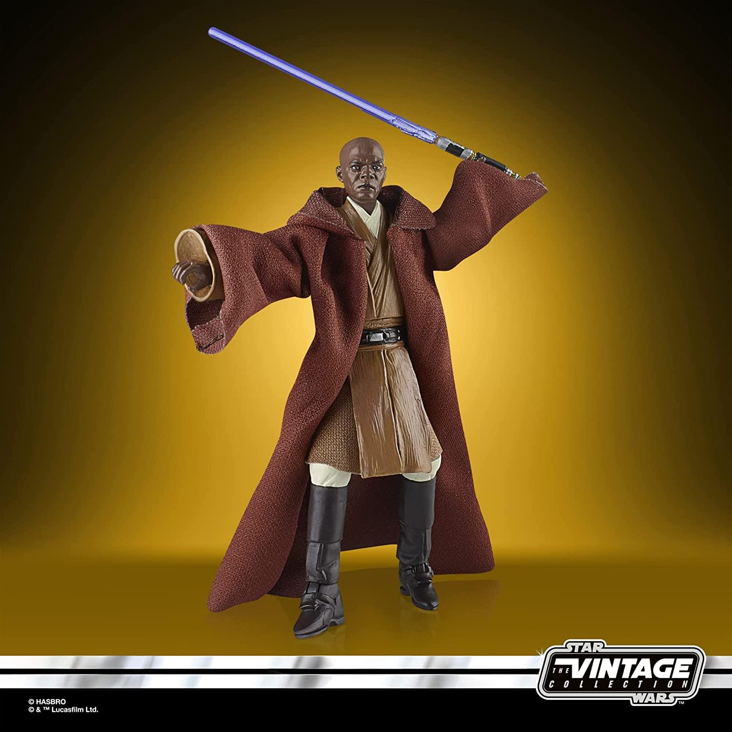 Star Wars Vintage Collection 3.75-Inch Mace Windu Figure: A Galactic Adventure Awaits!