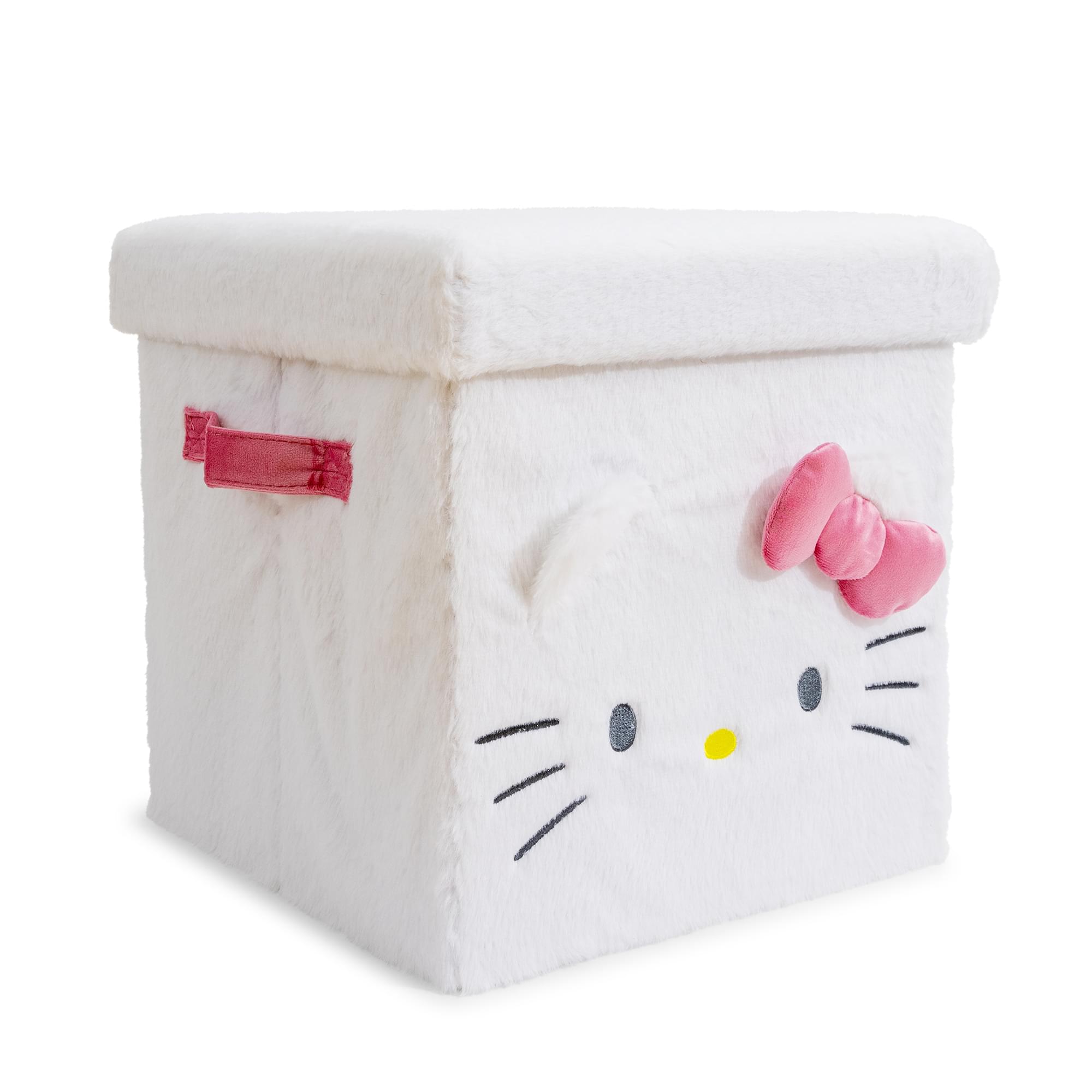 Adorable Sanrio Hello Kitty 13x13 Inch Plush Storage Cube - Keep Your Space Tidy in Style!
