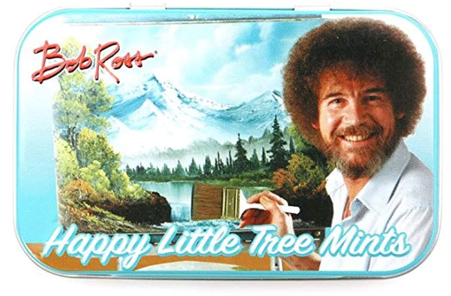 Bob Ross Happy Little Tree Mints - 1.5 Ounces in Collectible Tin! Grab Yours Now!