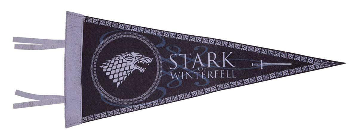Claim Your Throne: Game of Thrones 8.5x21 House Stark Felt Wall Pennant