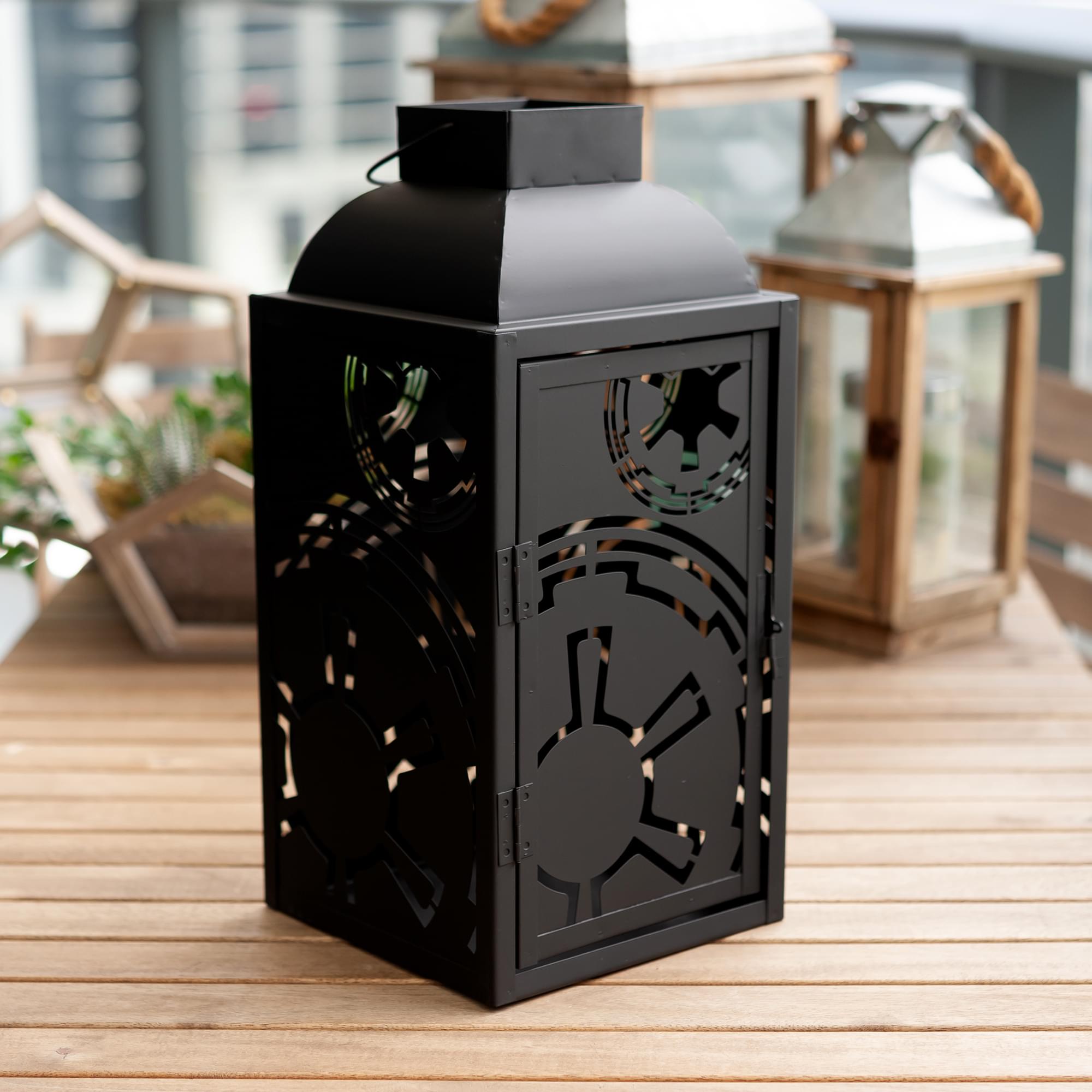 Star Wars Black Stamped Empire Imperial Symbol 14-Inch Lantern