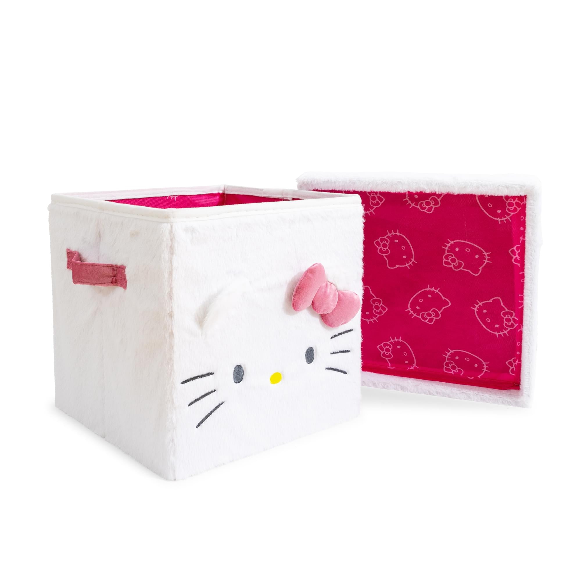Adorable Sanrio Hello Kitty 13x13 Inch Plush Storage Cube - Keep Your Space Tidy in Style!