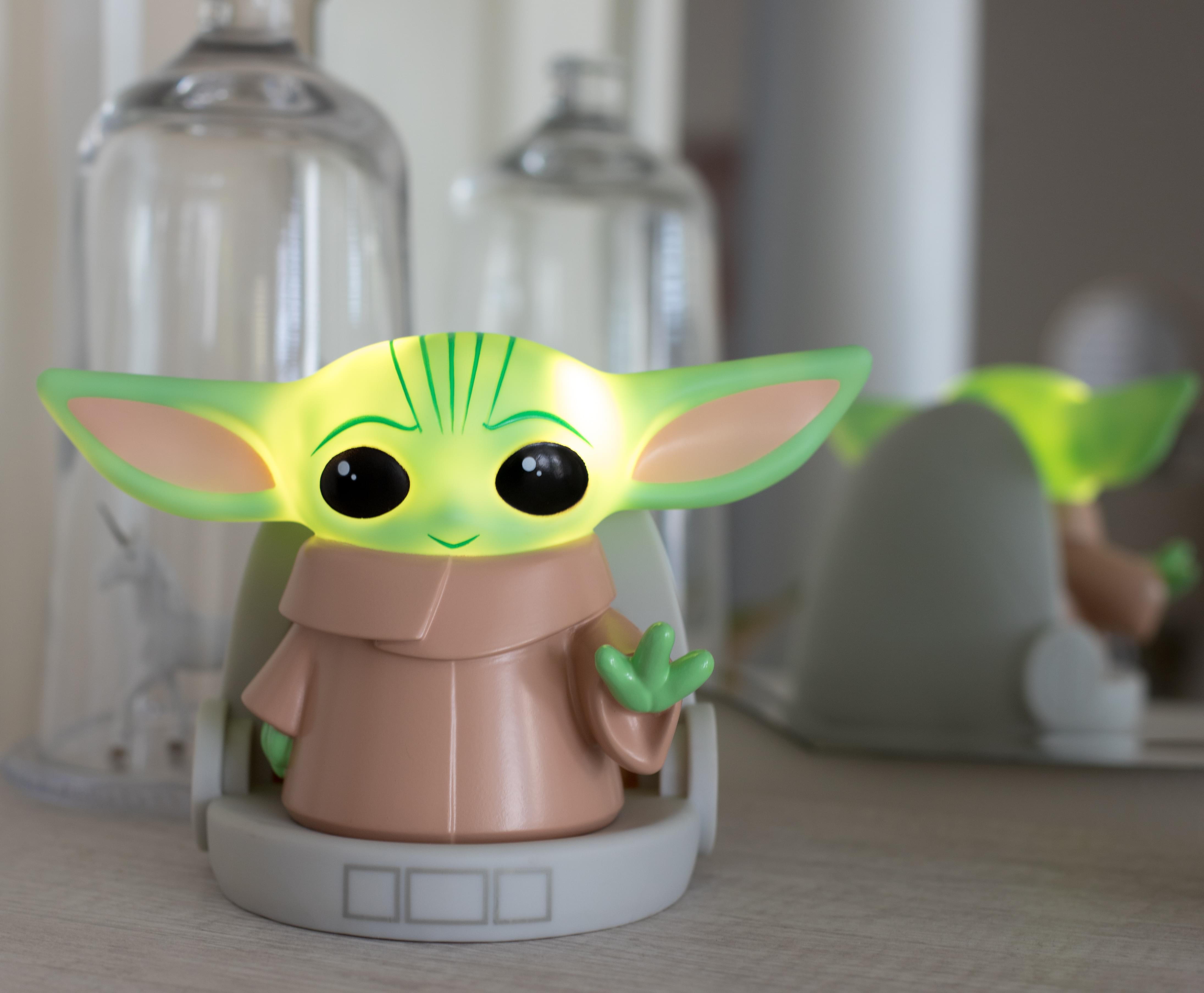 The Mandalorian's Baby Yoda 6-Inch LED Mood Light - Light Up Your World with Cuteness!