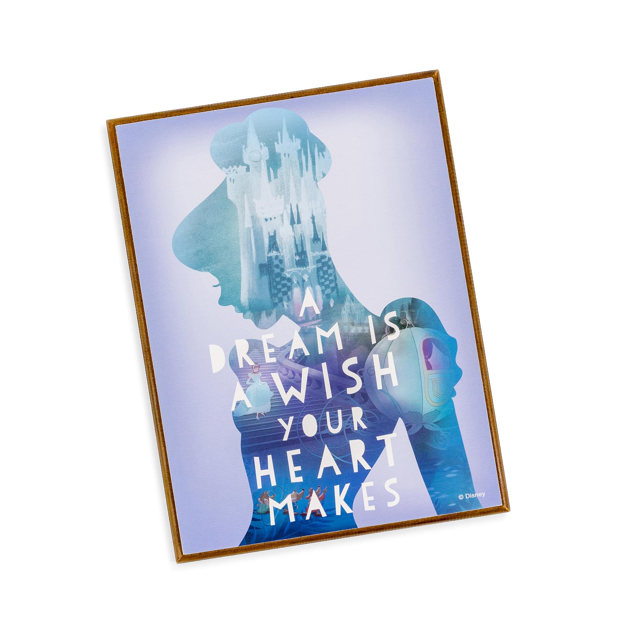 Enchanting Disney Cinderella Dream Framed Wall Art - 7.5 x 10 Inch