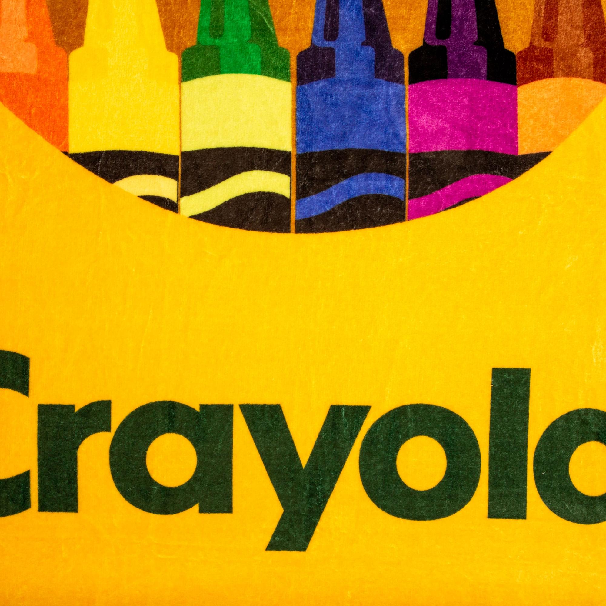 Crayola Retro Fleece Throw Blanket - Your Creative Comfort Wrap