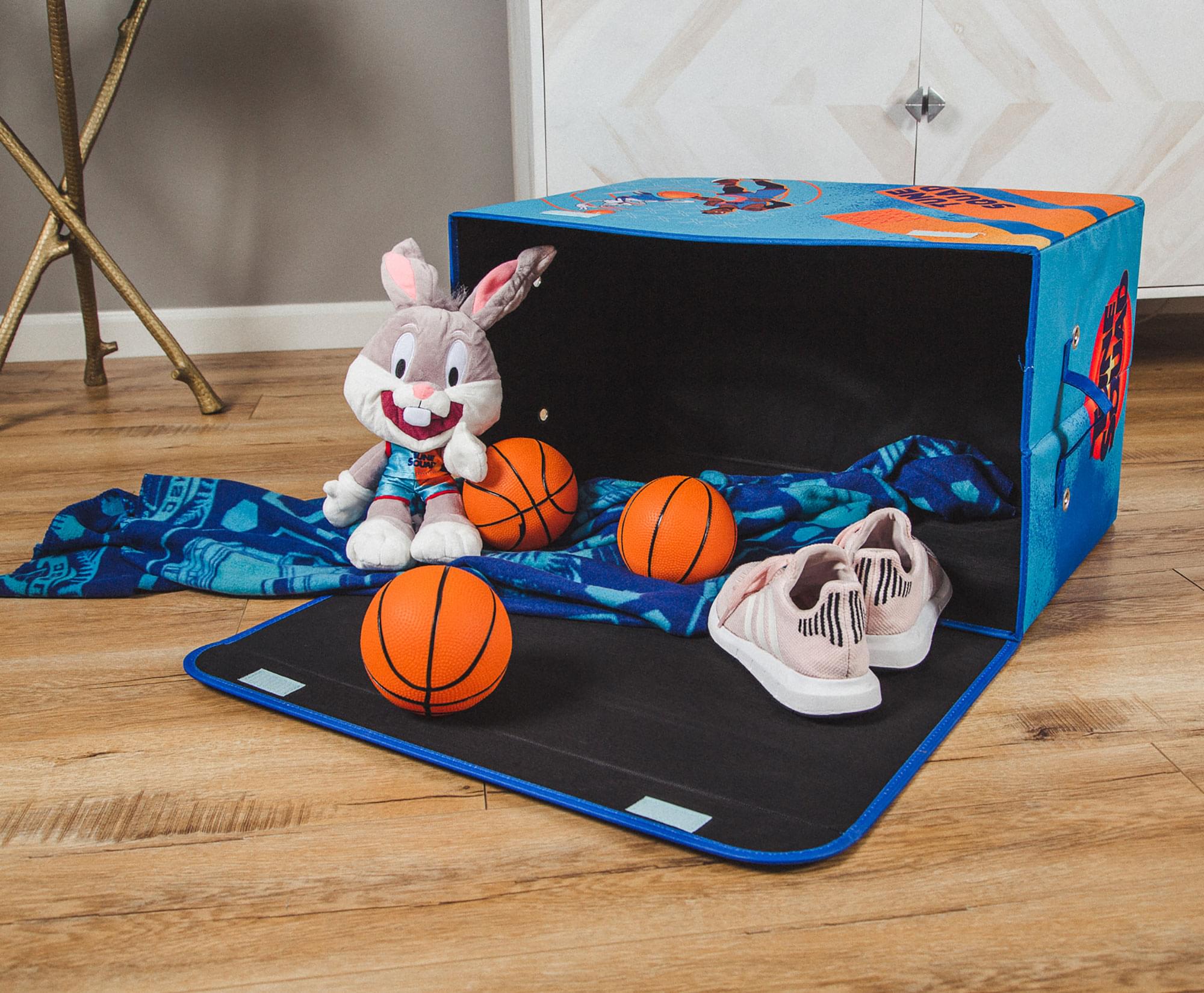Space Jam: A New Legacy Tune Squad Lid-On Collapsible Storage Bin - Keep Your Space Neat