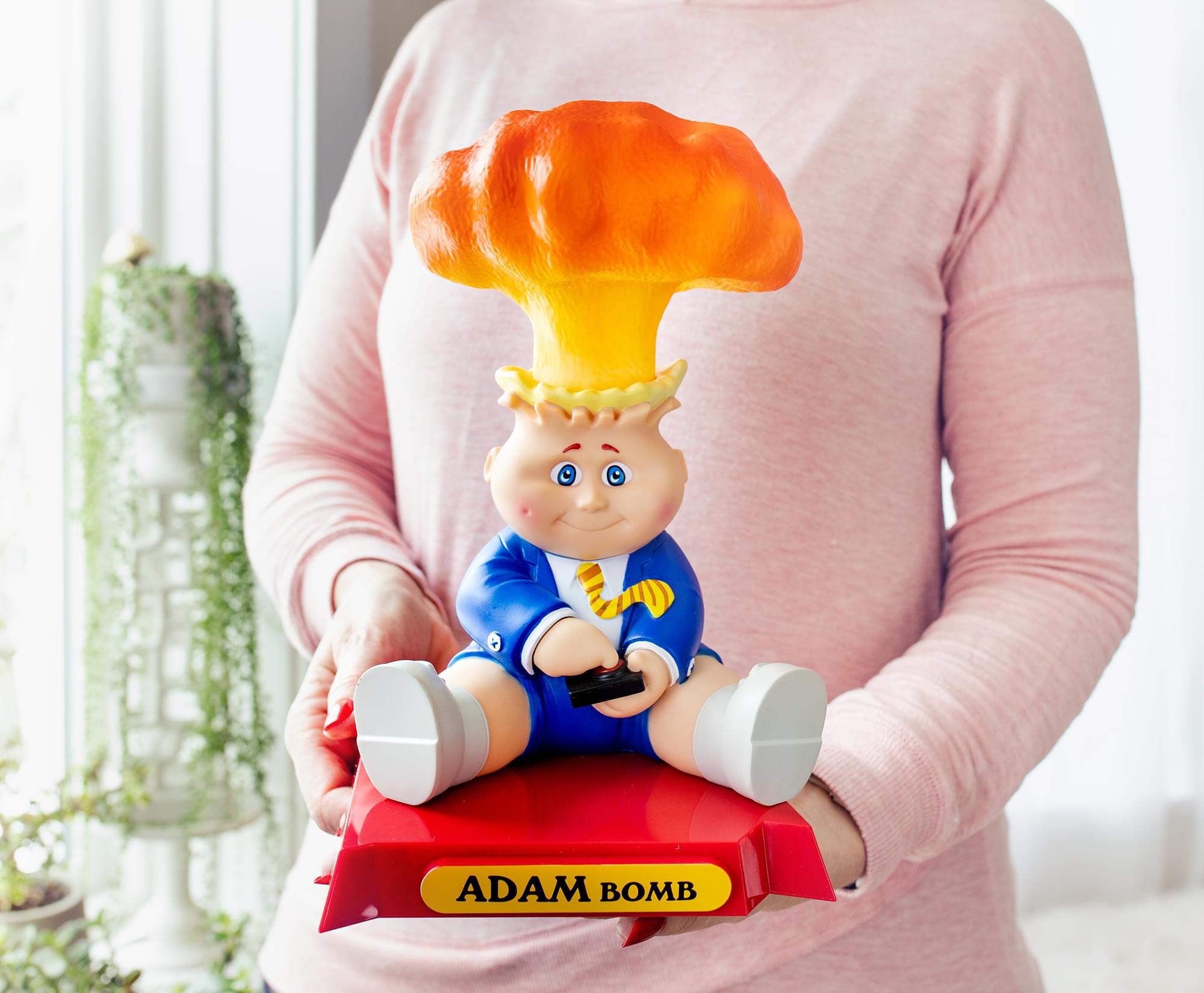 Garbage Pail Kids Adam Bomb 10-Inch Figural Mood Light - Blast Your Space with Nostalgia!
