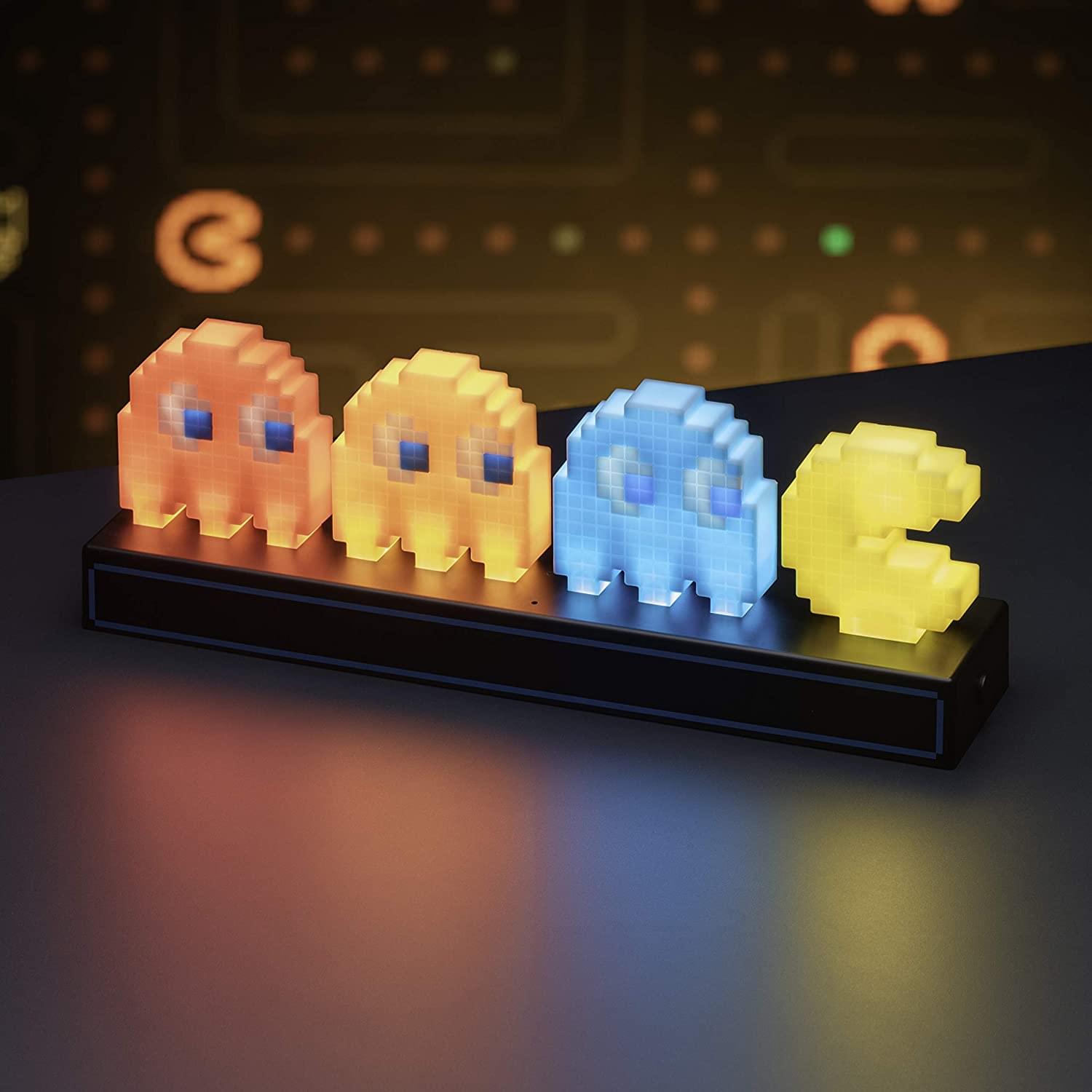 Pac-Man & Ghosts USB Night Light - Light Up Your World with Retro Gaming Fun