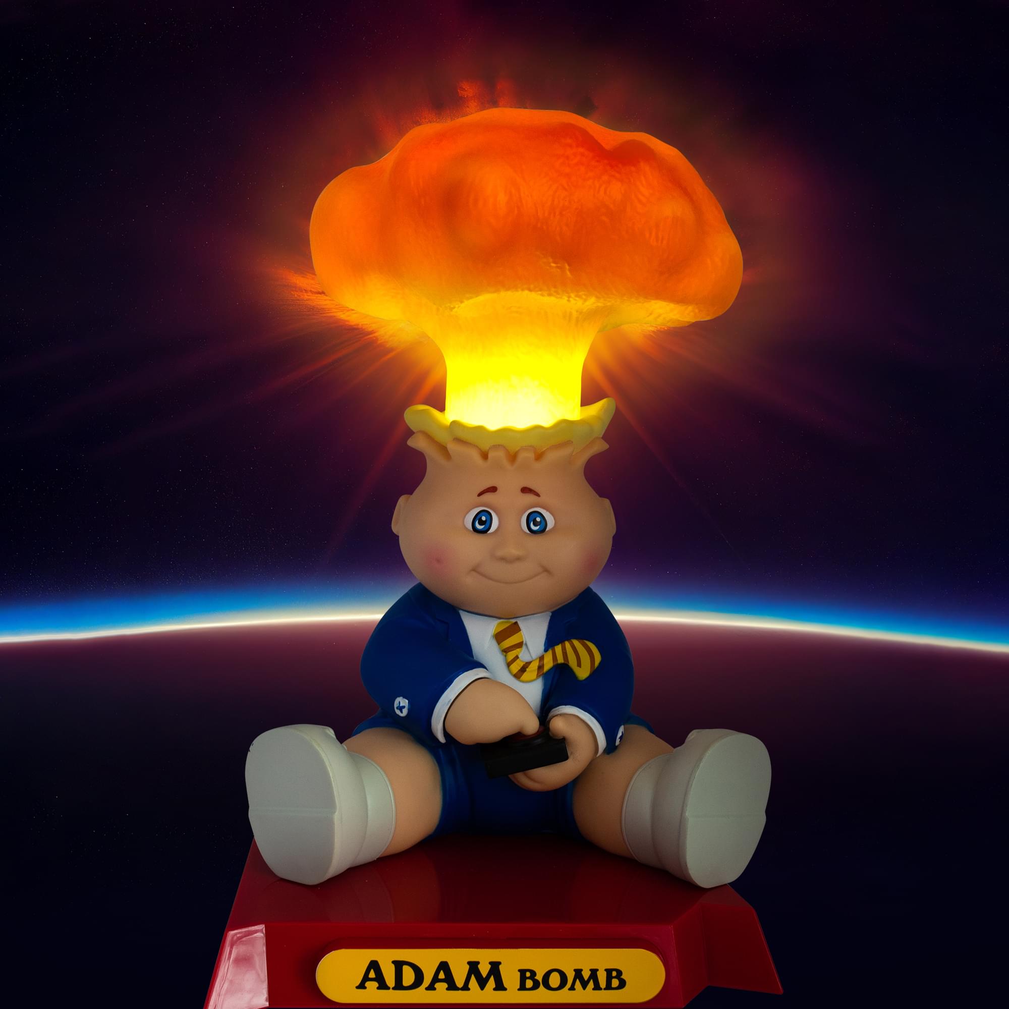 Garbage Pail Kids Adam Bomb 10-Inch Figural Mood Light - Blast Your Space with Nostalgia!