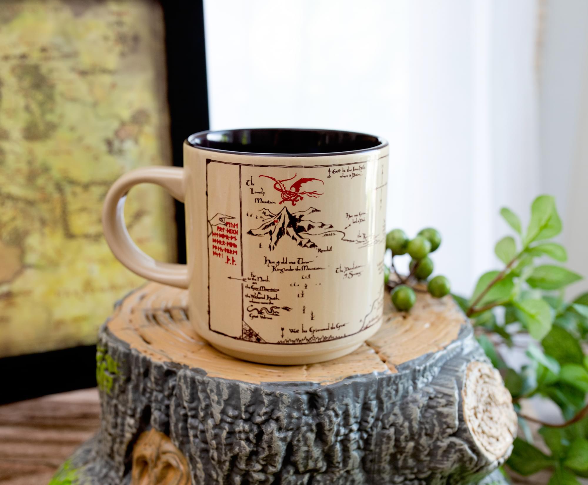 The Hobbit - Inspired Shire Map Ceramic Mug (13 Ounces)