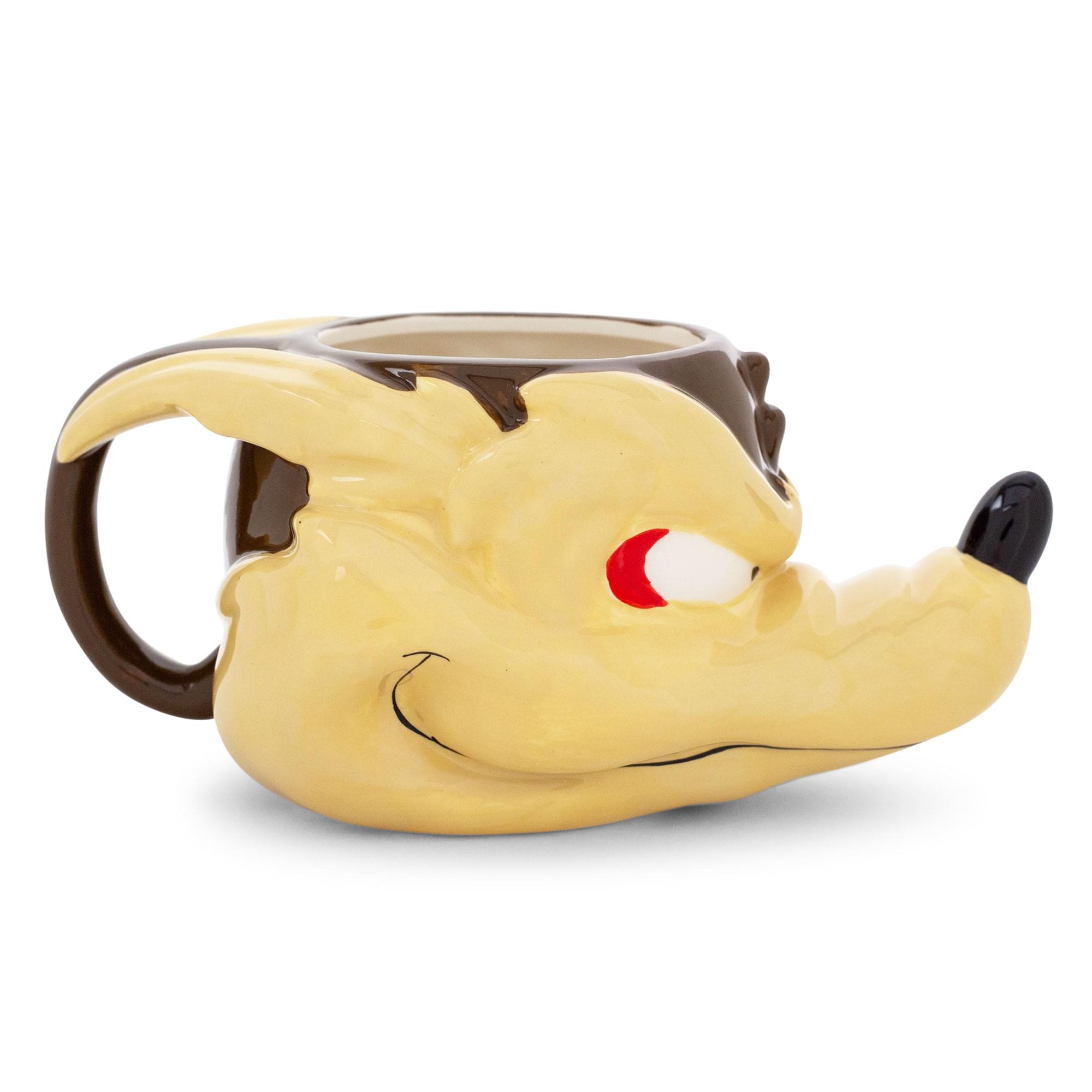Looney Tunes Wile E. Coyote Head-Sculpted 20-Ounce Ceramic Mug