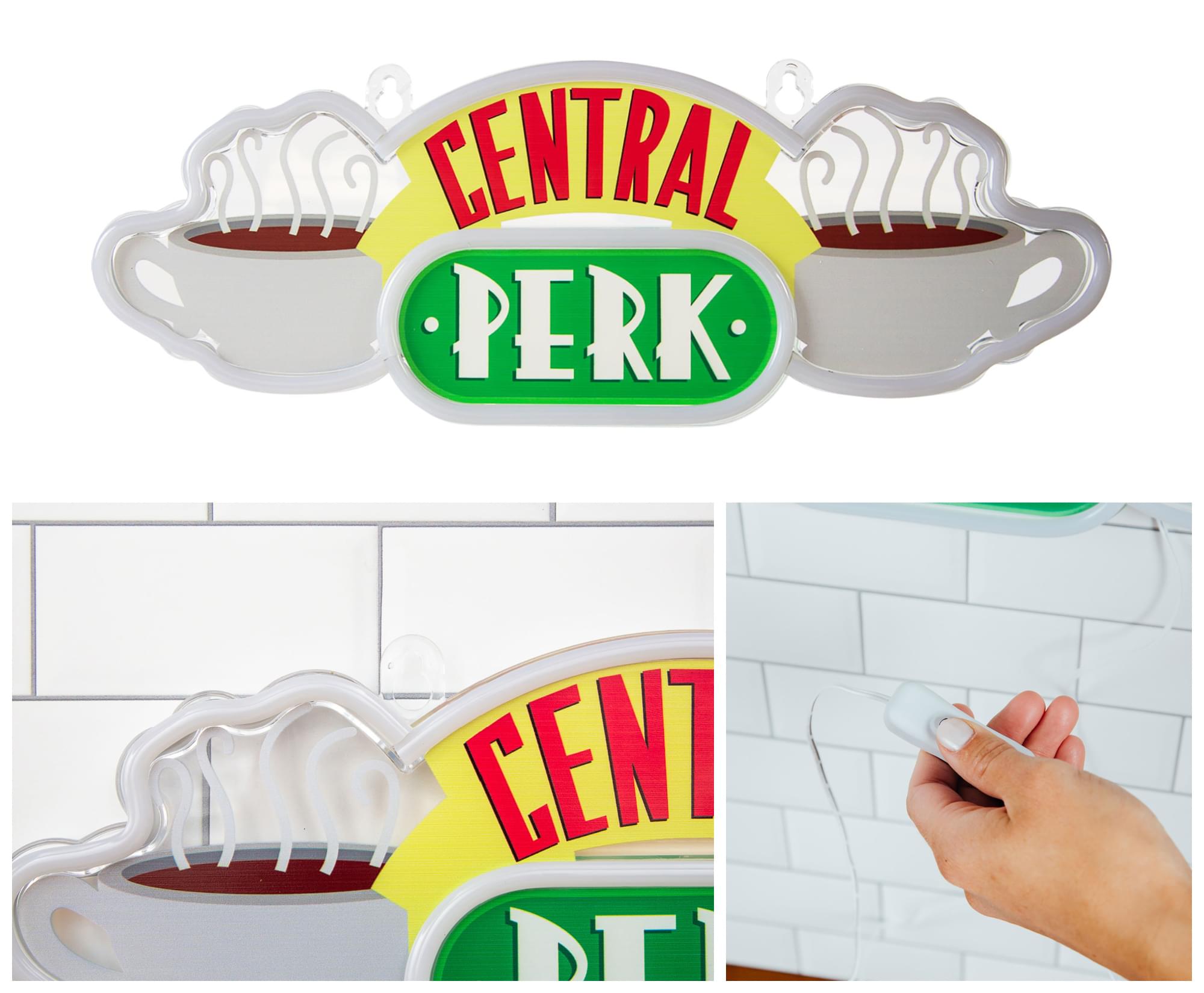 Friends Central Perk Coffee Shop 16-Inch Neon Light Sign Replica - Turn Your Space into a Hangout Haven!