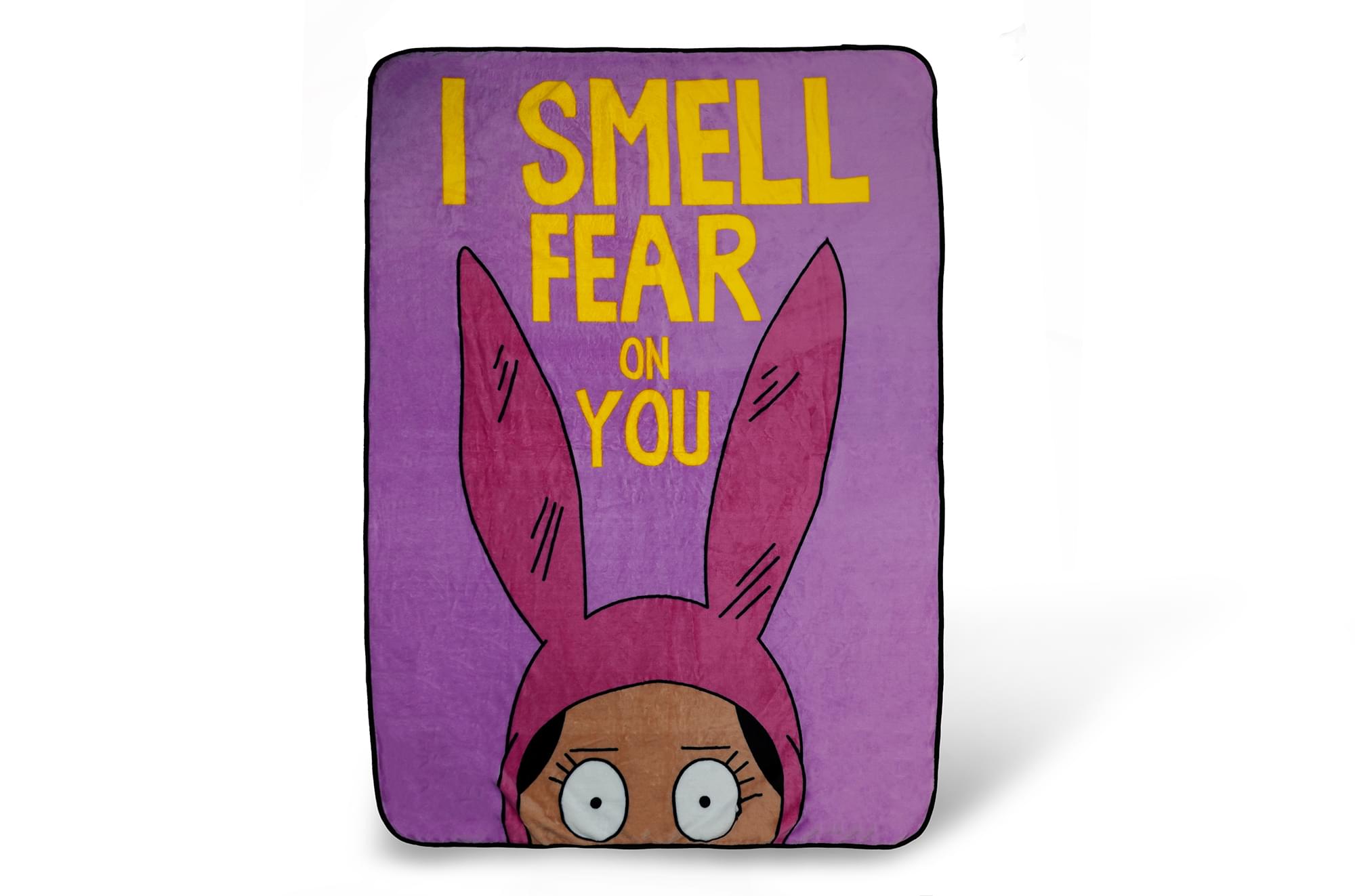 Louise Belcher Throw Blanket from Bob's Burgers - 'I Smell Fear On You' | 64 x 44 Inches