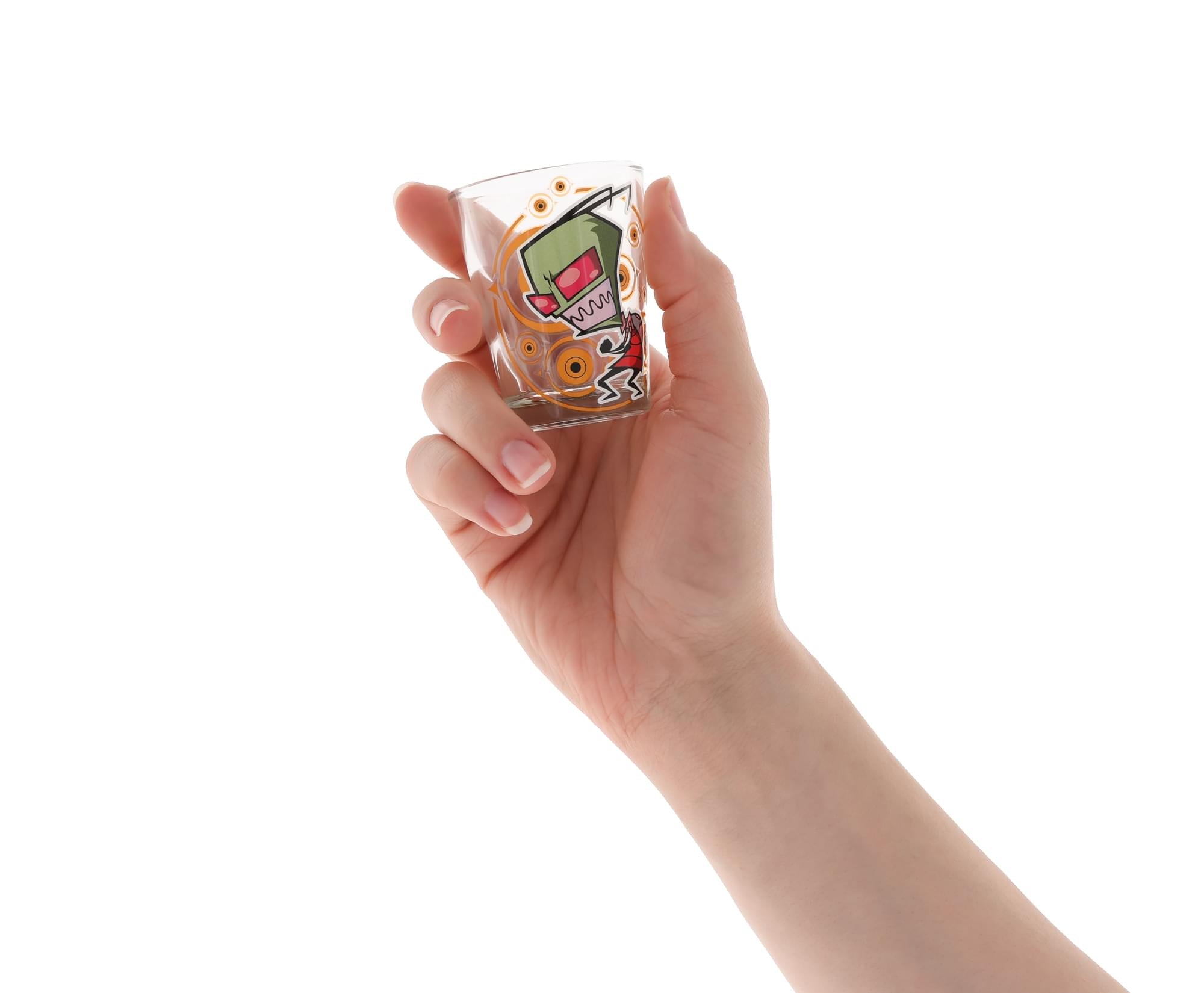 Invader Zim 2-Ounce Mini Shot Glasses Set of 4 - Out-of-this-World Drinkware