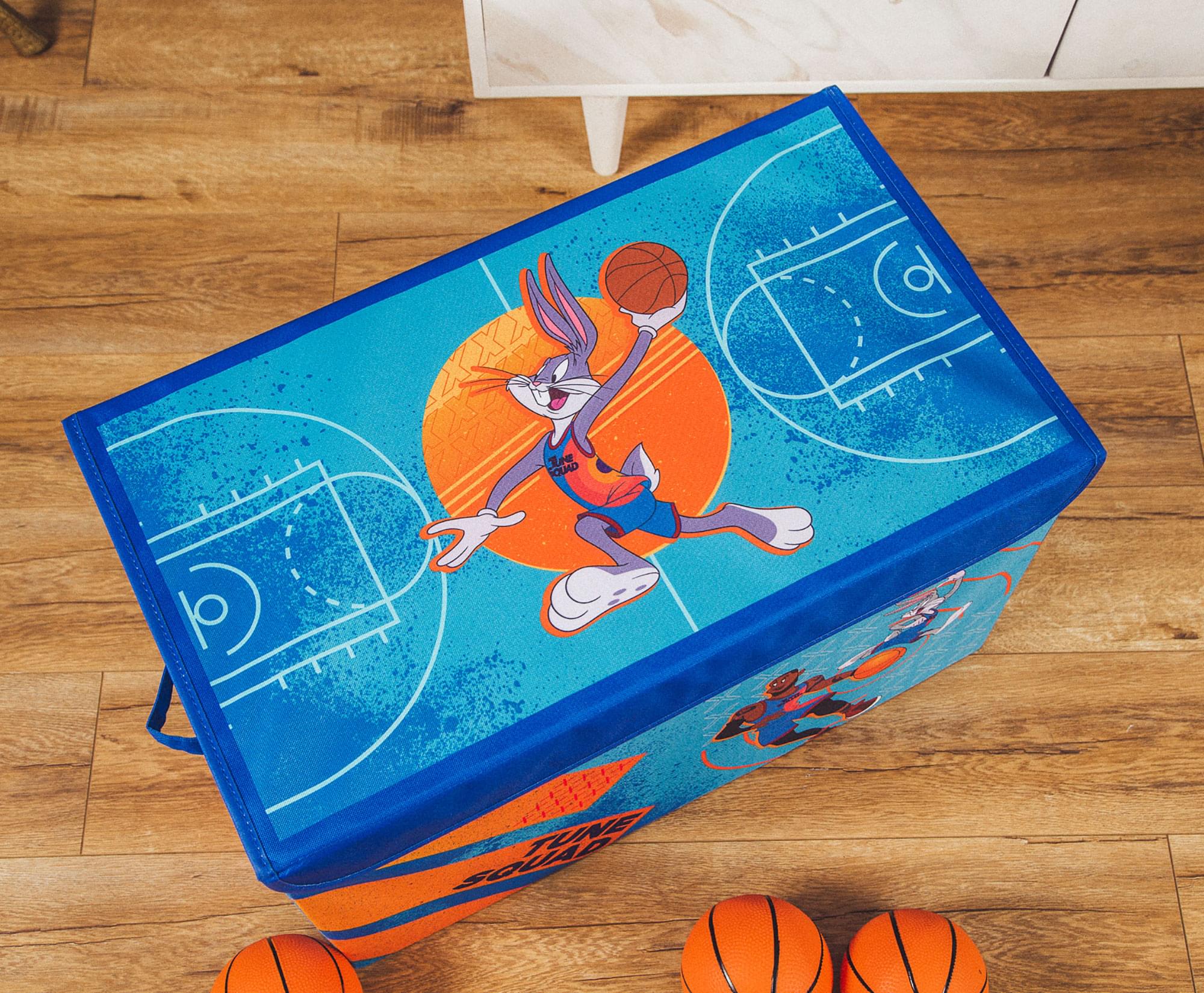 Space Jam: A New Legacy Tune Squad Lid-On Collapsible Storage Bin - Keep Your Space Neat