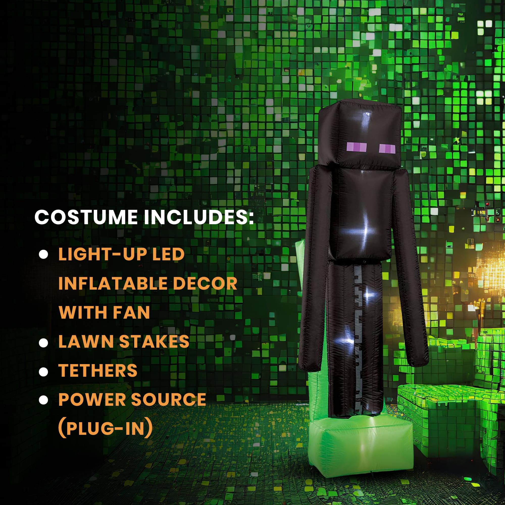 8.5-Foot Inflatable Minecraft Enderman for Stunning Home Decor