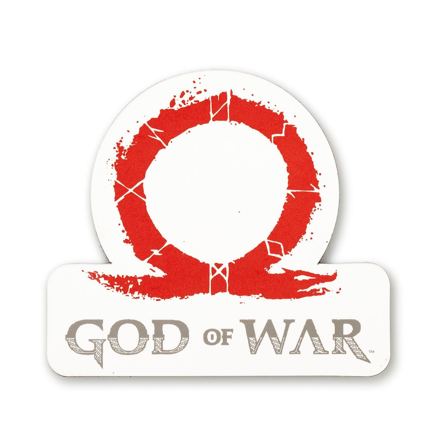 Epic God of War 2018 Omega Logo Car Magnet - Kratos and Son! A Must-Have Video Game Collectible