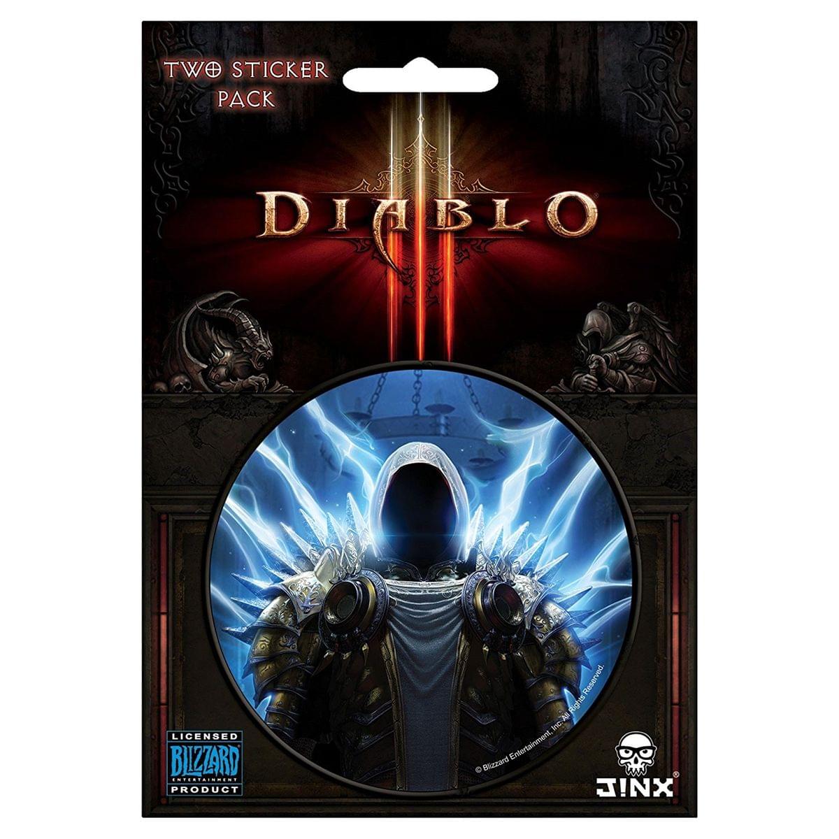 Diablo III 3 - Round Tyrael Sticker Pack (2 - Pack)