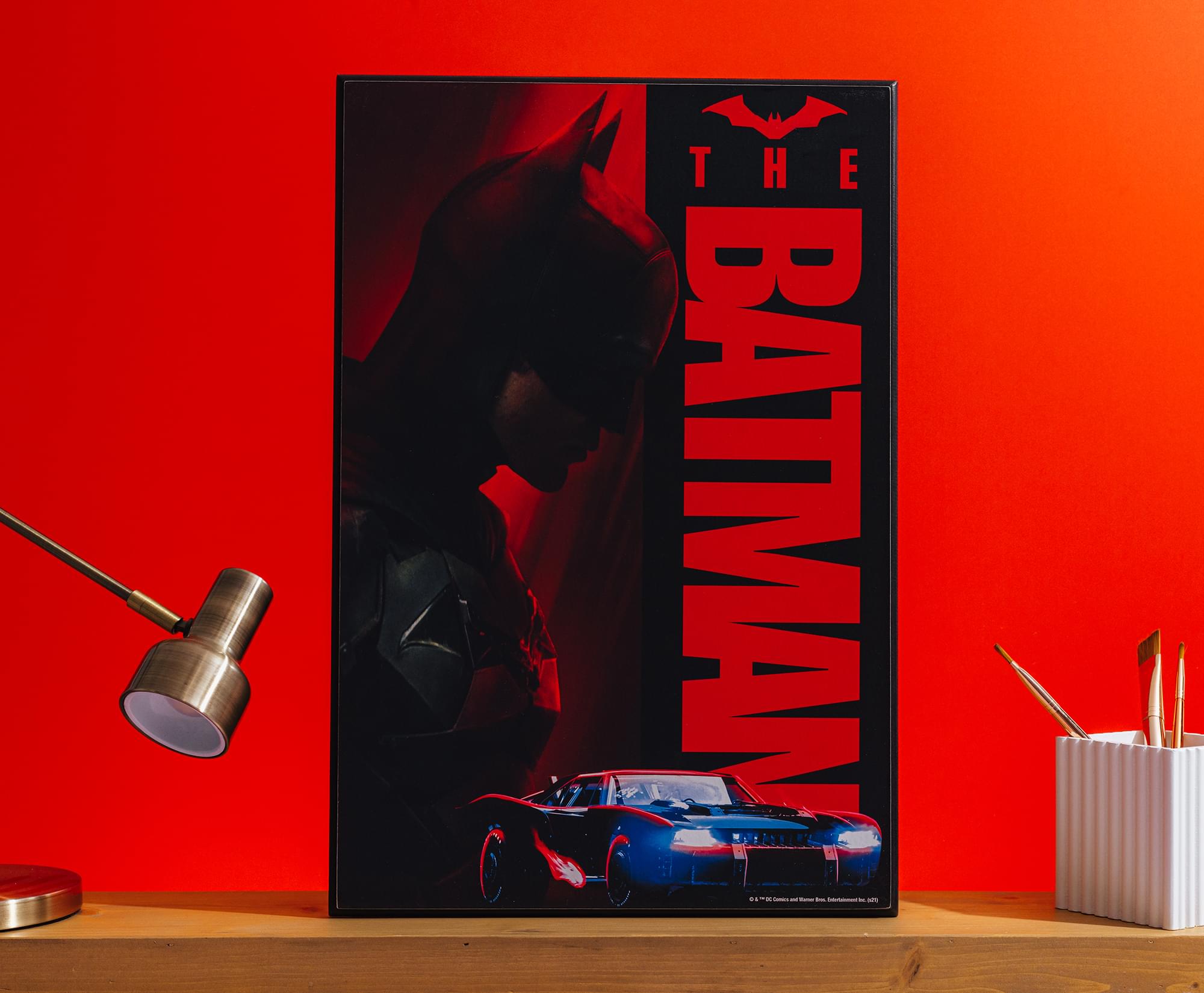Stunning DC Comics The Batman 13 x 19 Inch Framed Wall Art