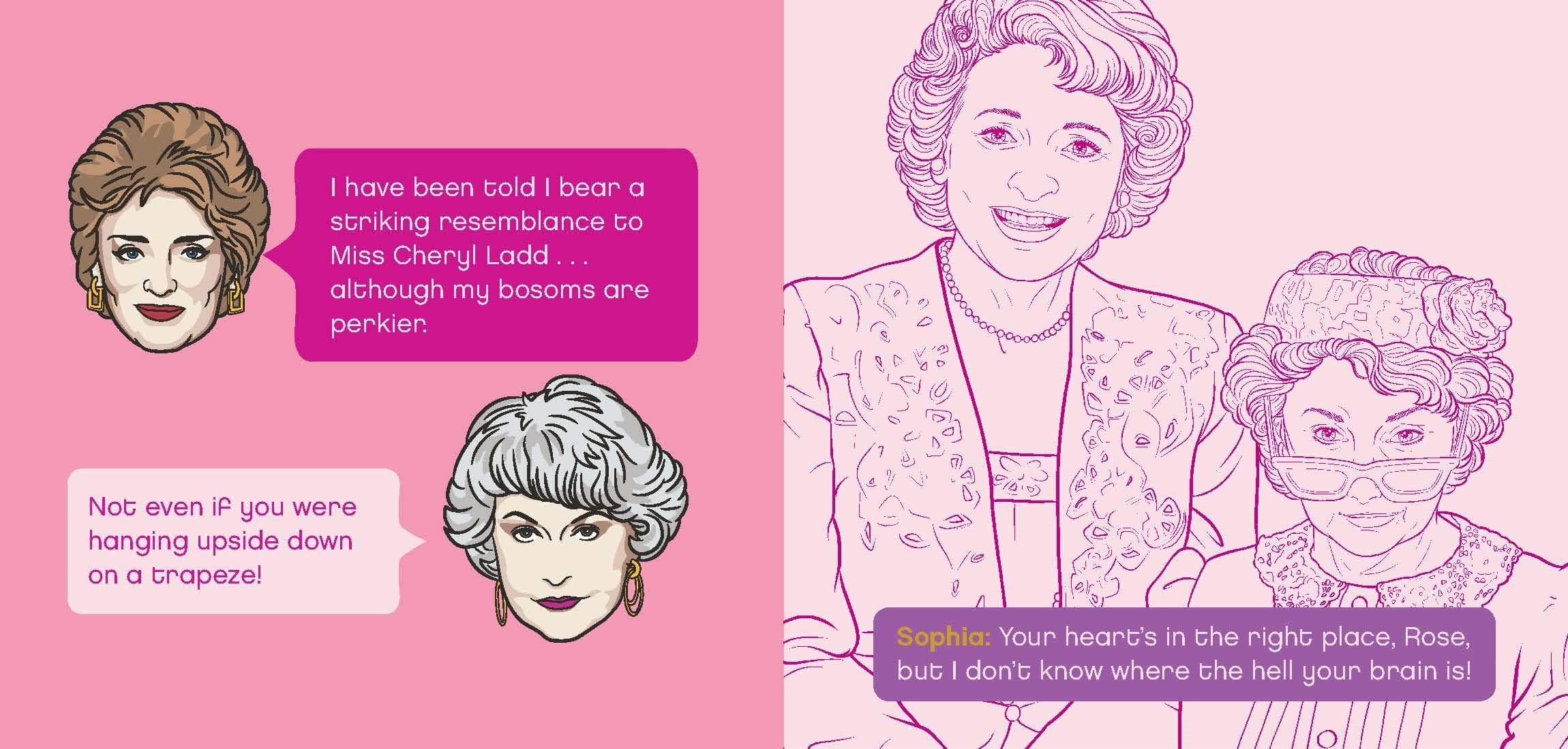 The Golden Girls' Wit and Wisdom: A Hardcover Book of Timeless Tales