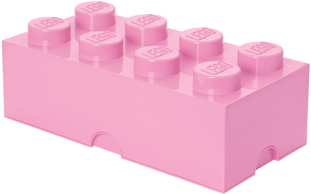 Fun & Functional Light Pink LEGO Storage Brick 8
