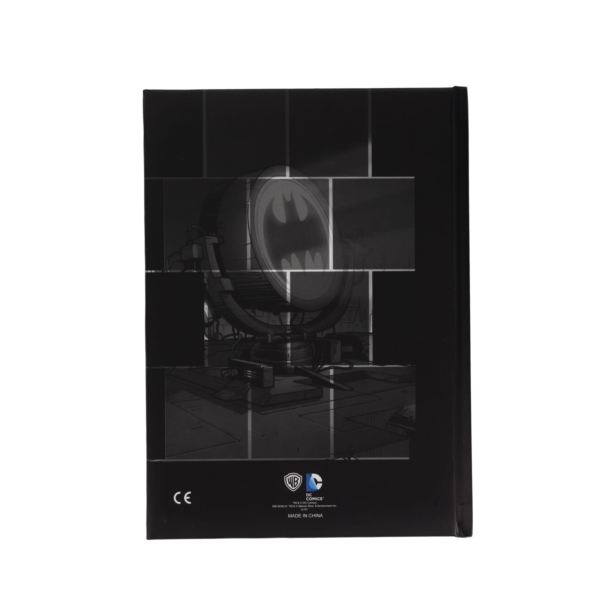 DC Comics Batman Logo Illuminated Hardcover Notebook