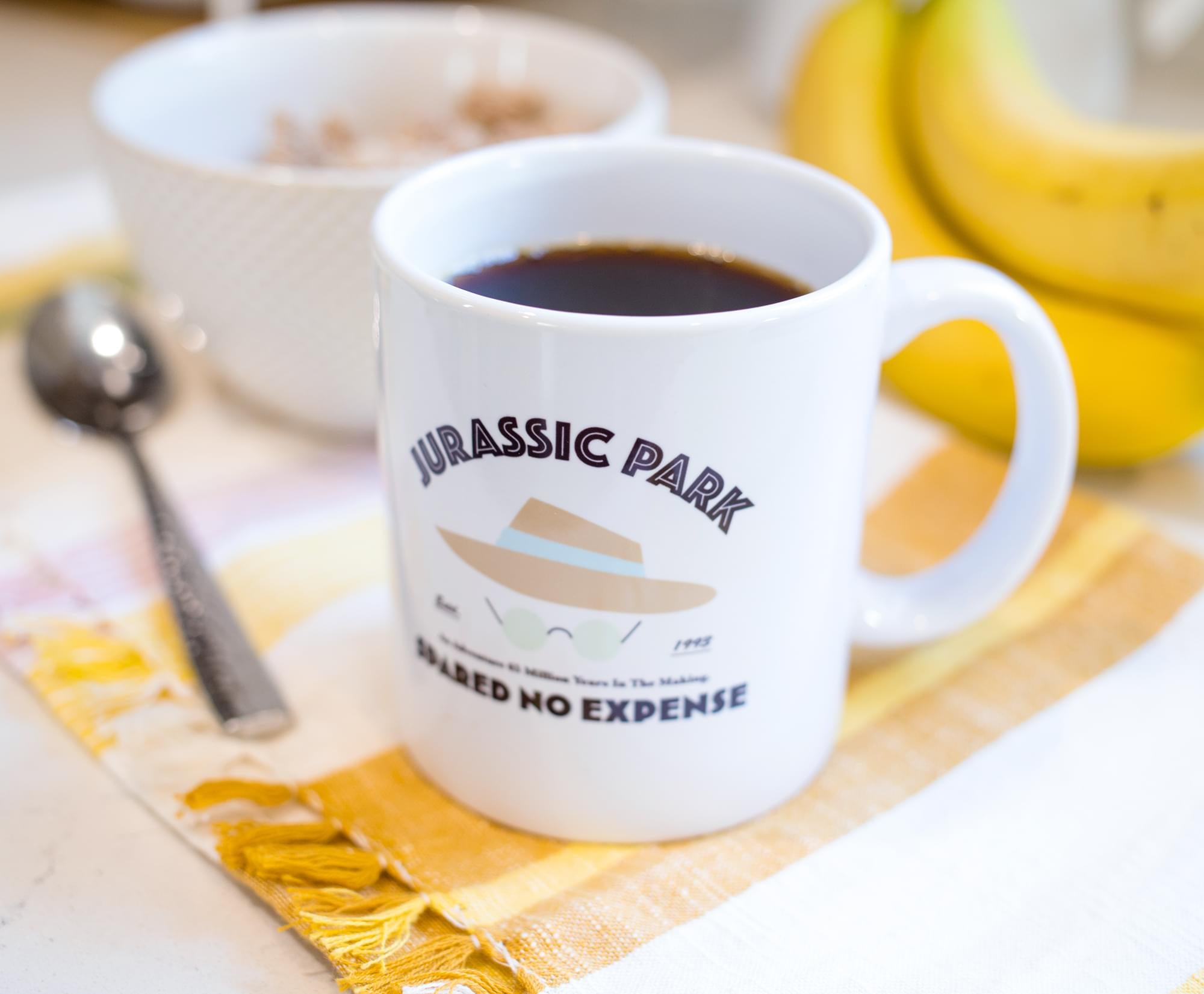 Unleash Your Inner Dino Enthusiast with the Jurassic Park Ceramic Mug