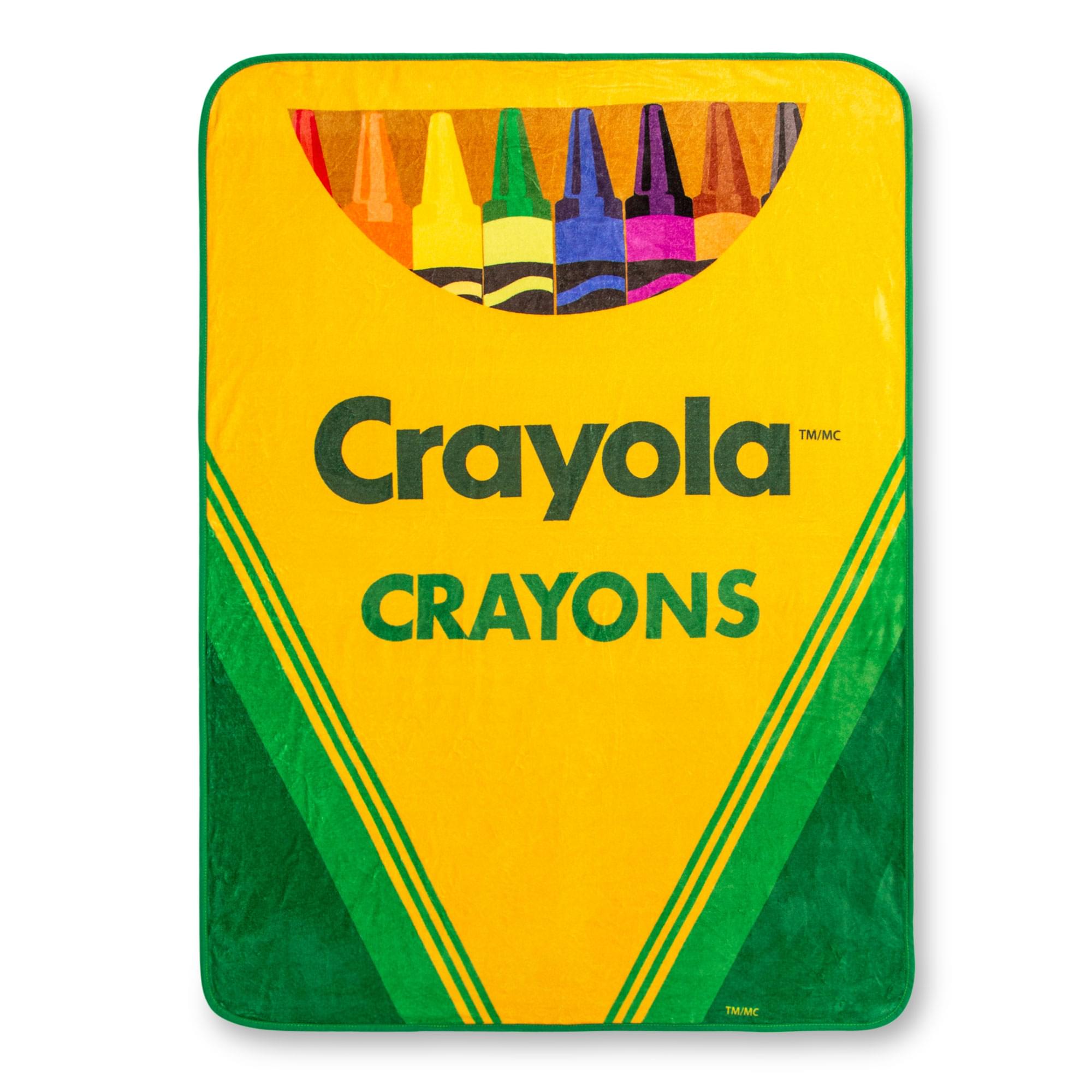 Crayola Retro Fleece Throw Blanket - Your Creative Comfort Wrap