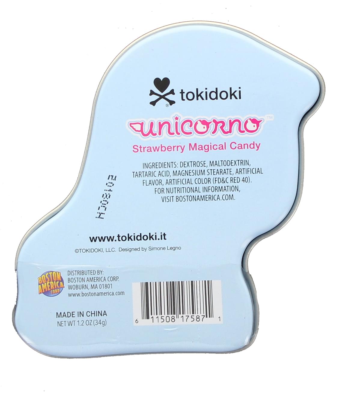 Tokidoki Unicrono Strawberry Candy Tin - A Magical Treat with a Collectible Twist!