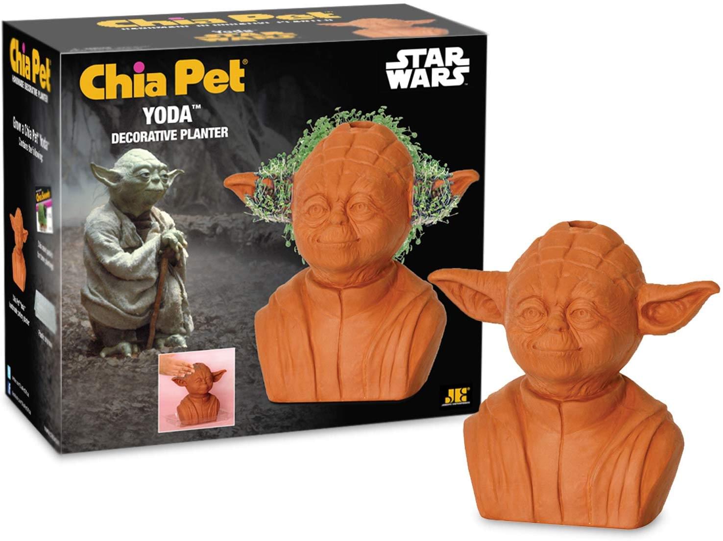 Unleash Your Inner Jedi with the Star Wars Yoda Chia Pet Decorative Planter