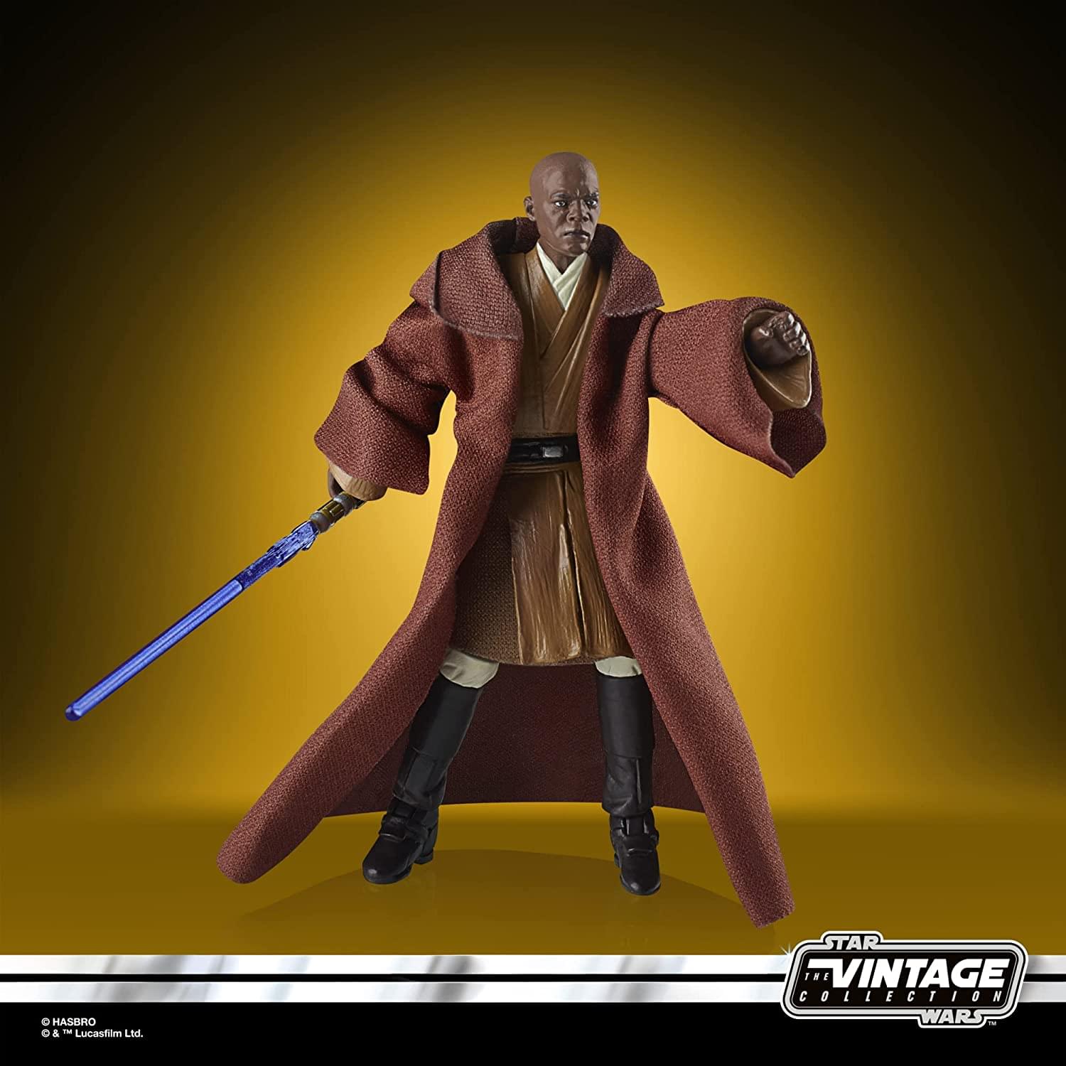 Star Wars Vintage Collection 3.75-Inch Mace Windu Figure: A Galactic Adventure Awaits!