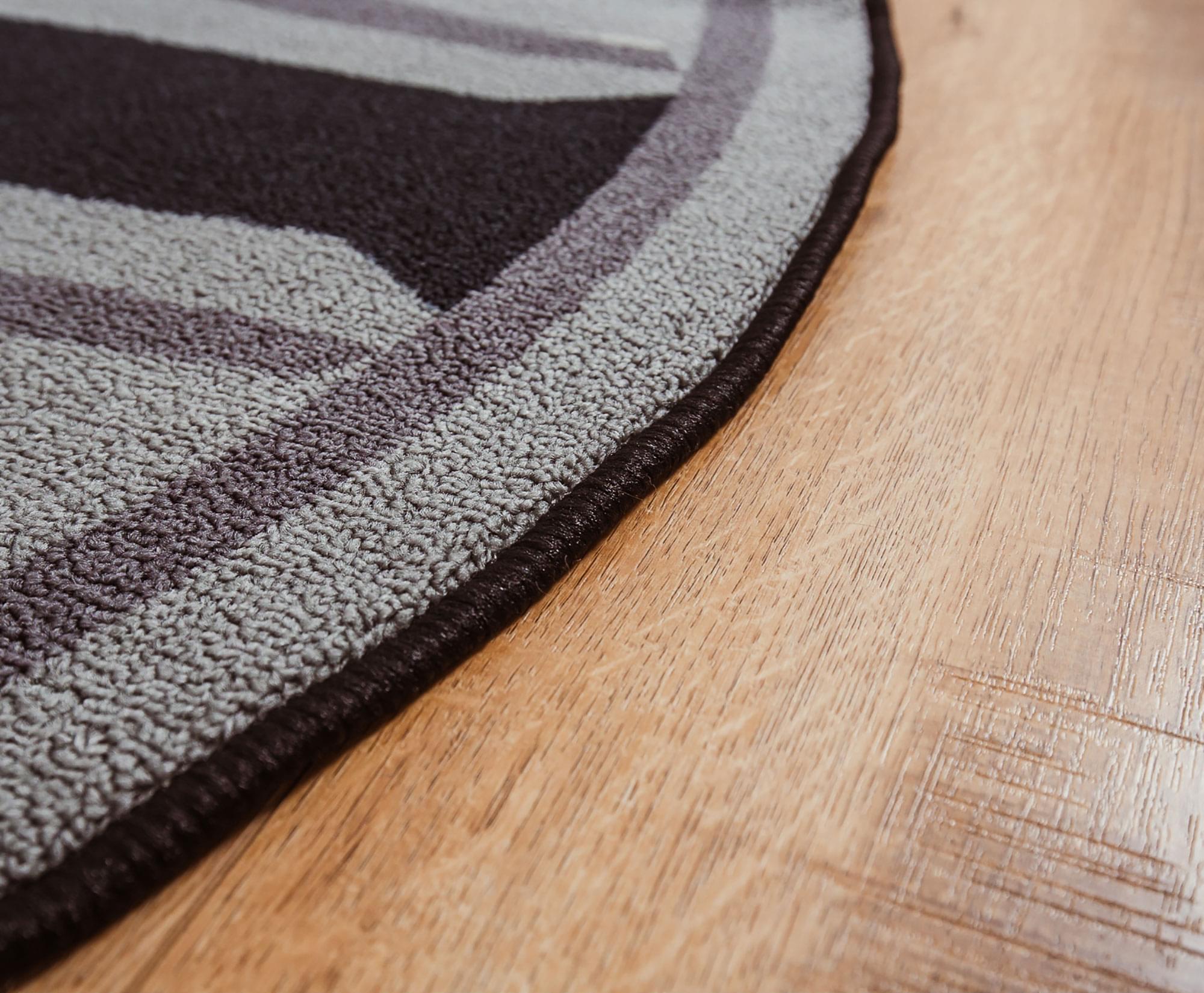 The Mandalorian Helmet-Inspired 52-Inch Area Rug for Star Wars Fans