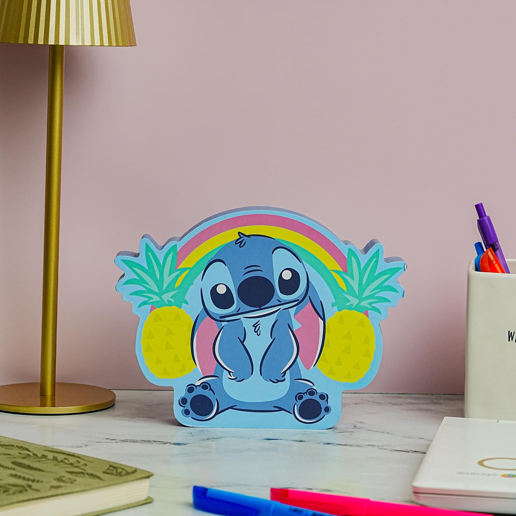 Disney Lilo & Stitch Tropical Paradise Die-Cut Wooden Wall Art - 6x8 Inches