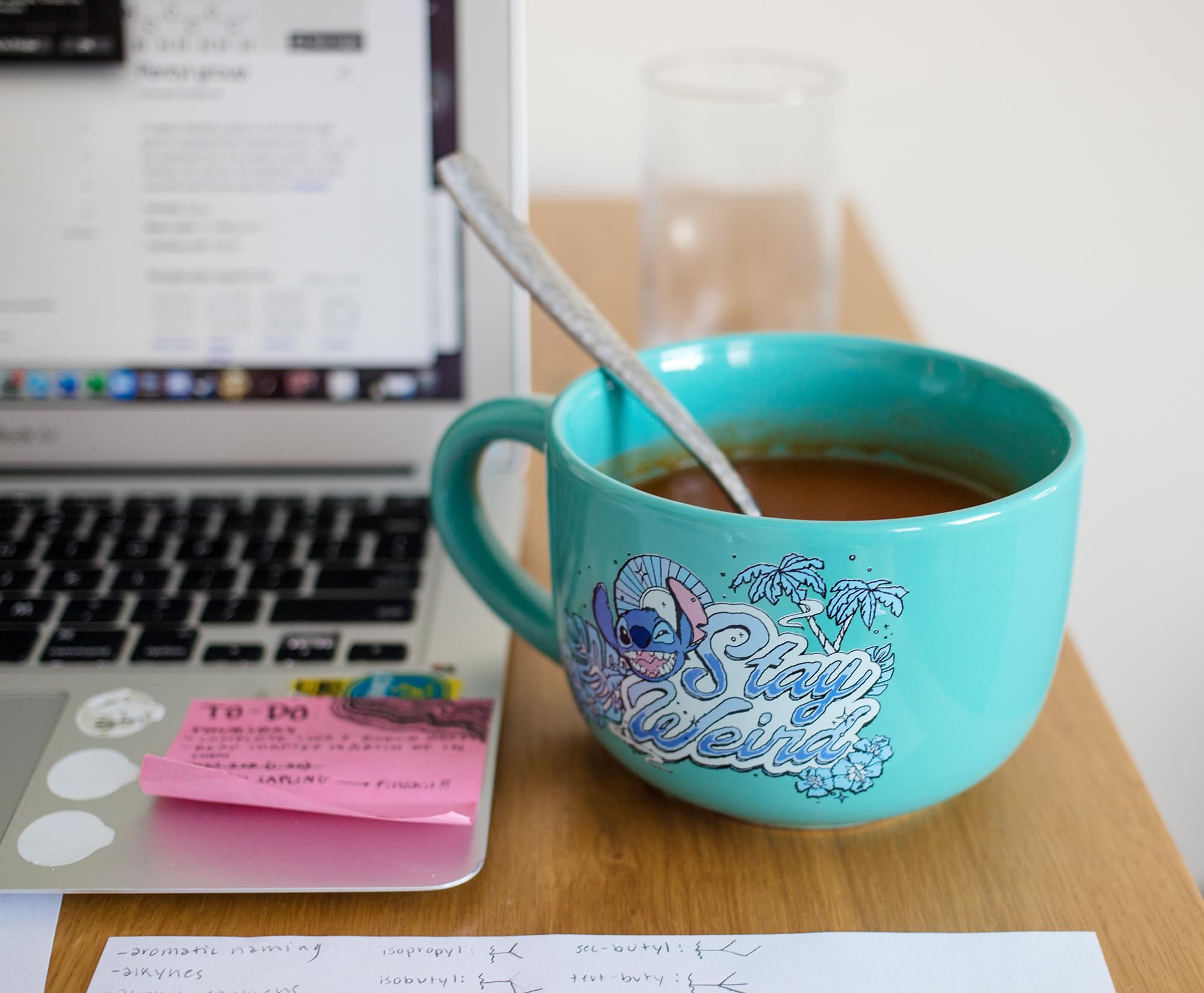 Stay Weird with Disney Lilo & Stitch Soup Mug! 24 - Ounce Vented Lid Ceramic Cup