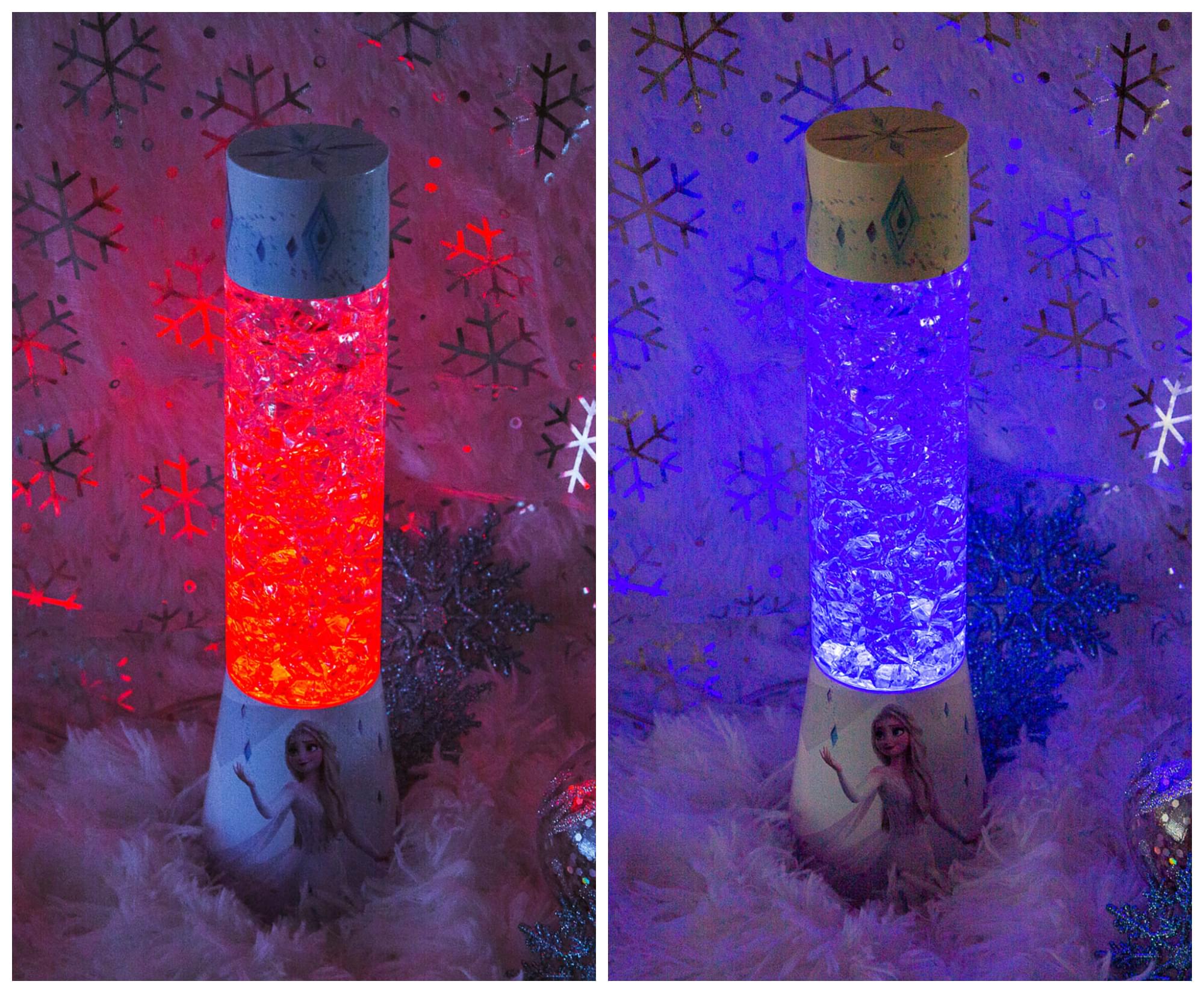 Enchanting Disney Frozen 2 Elsa Glitter Lamp - 12 Inches Tall
