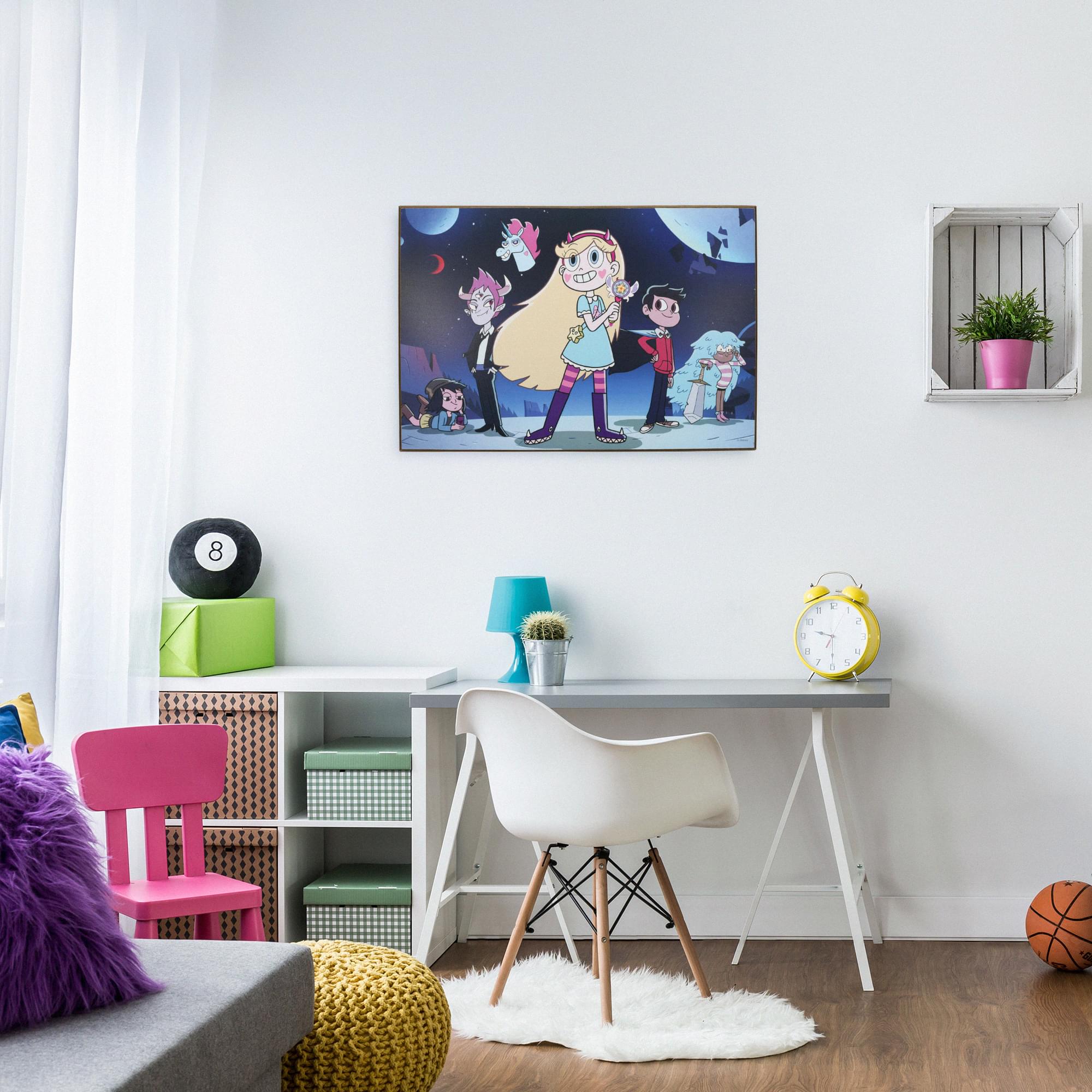 Enchanting Disney Star Vs The Forces Of Evil 13 x 19 Inch MDF Wood Wall Art