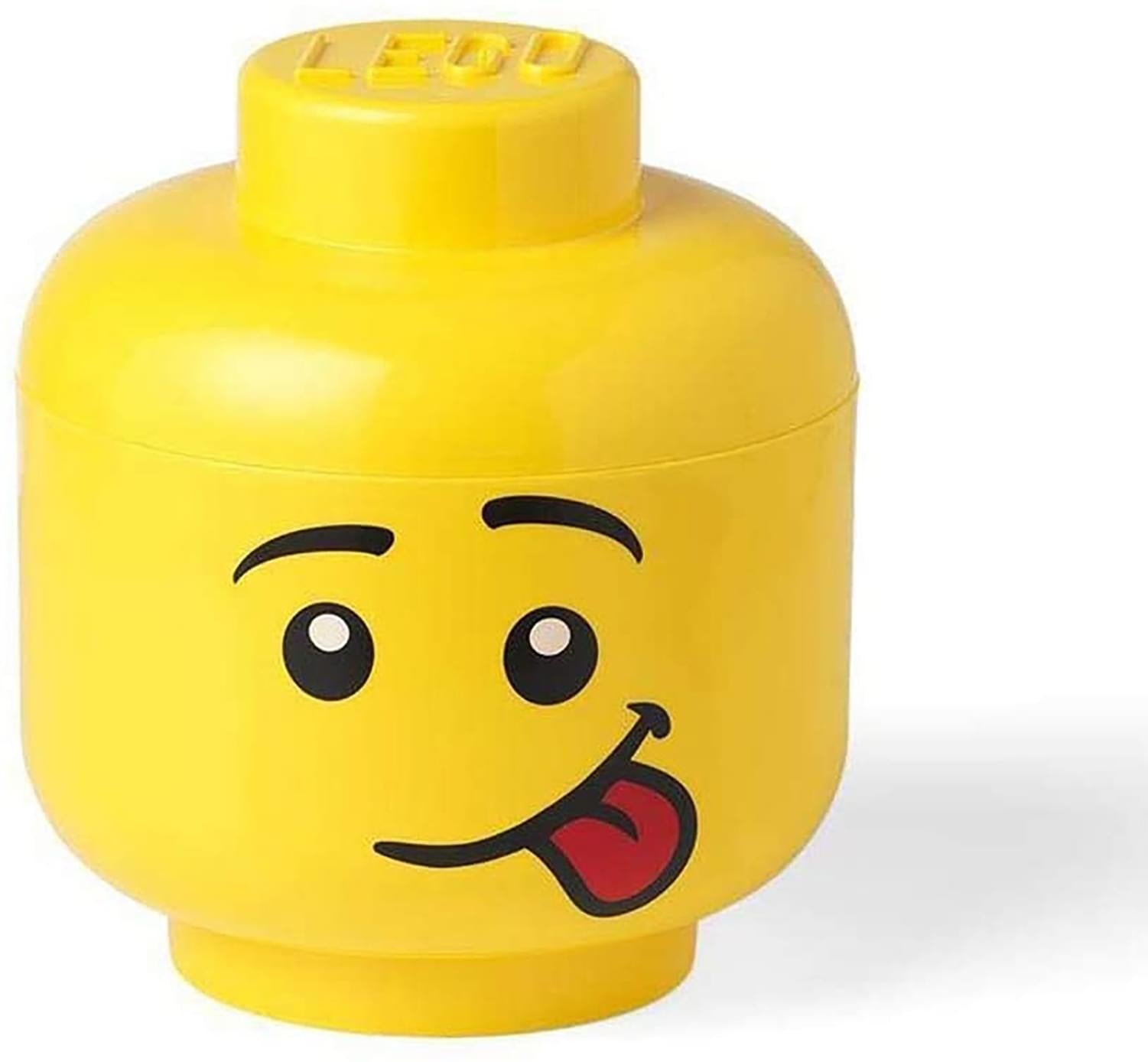 Fun LEGO Mini 4 x 4.5 Inch Plastic Storage Head