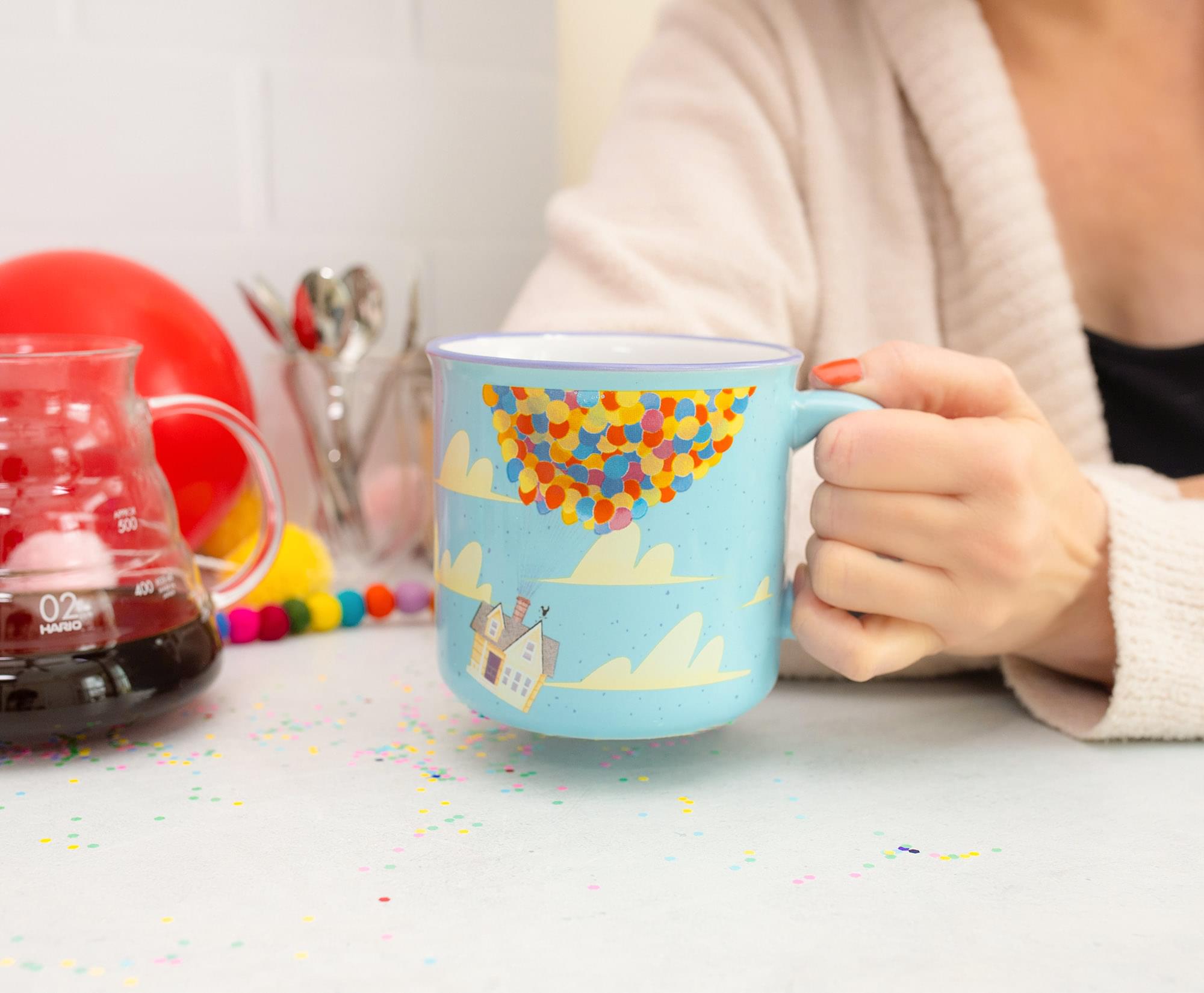 Disney Pixar's UP-Inspired Ceramic Camper Mug: 20 Ounce Adventure!