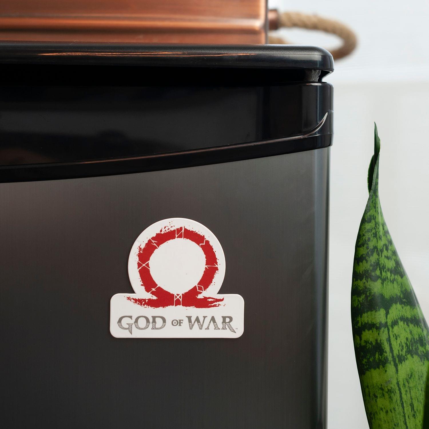 Epic God of War 2018 Omega Logo Car Magnet - Kratos and Son! A Must-Have Video Game Collectible