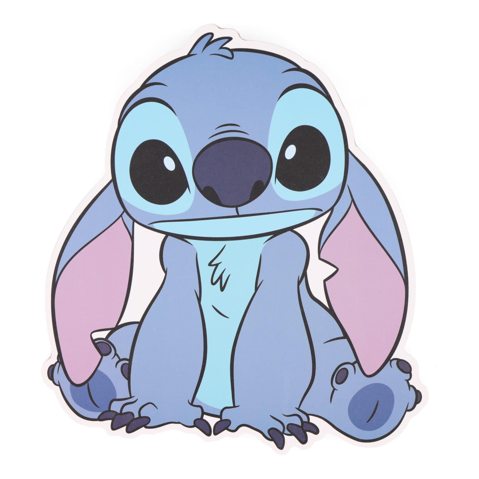 Enchanting Disney Lilo & Stitch Die-Cut Wooden Wall Art - 7x8 Inches