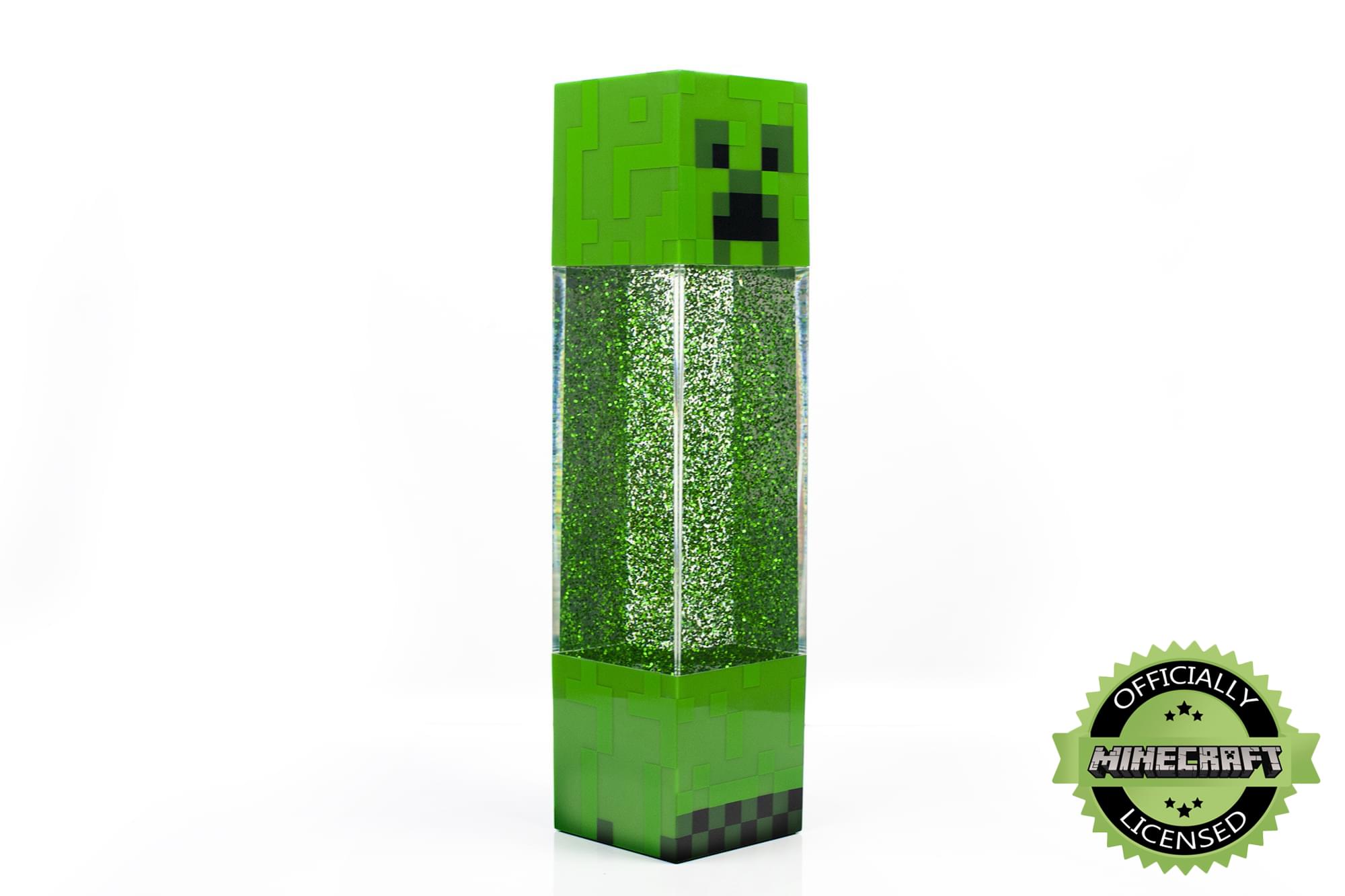 Sparkling Minecraft Creeper Motion Light - 12-Inch LED Mood Lamp