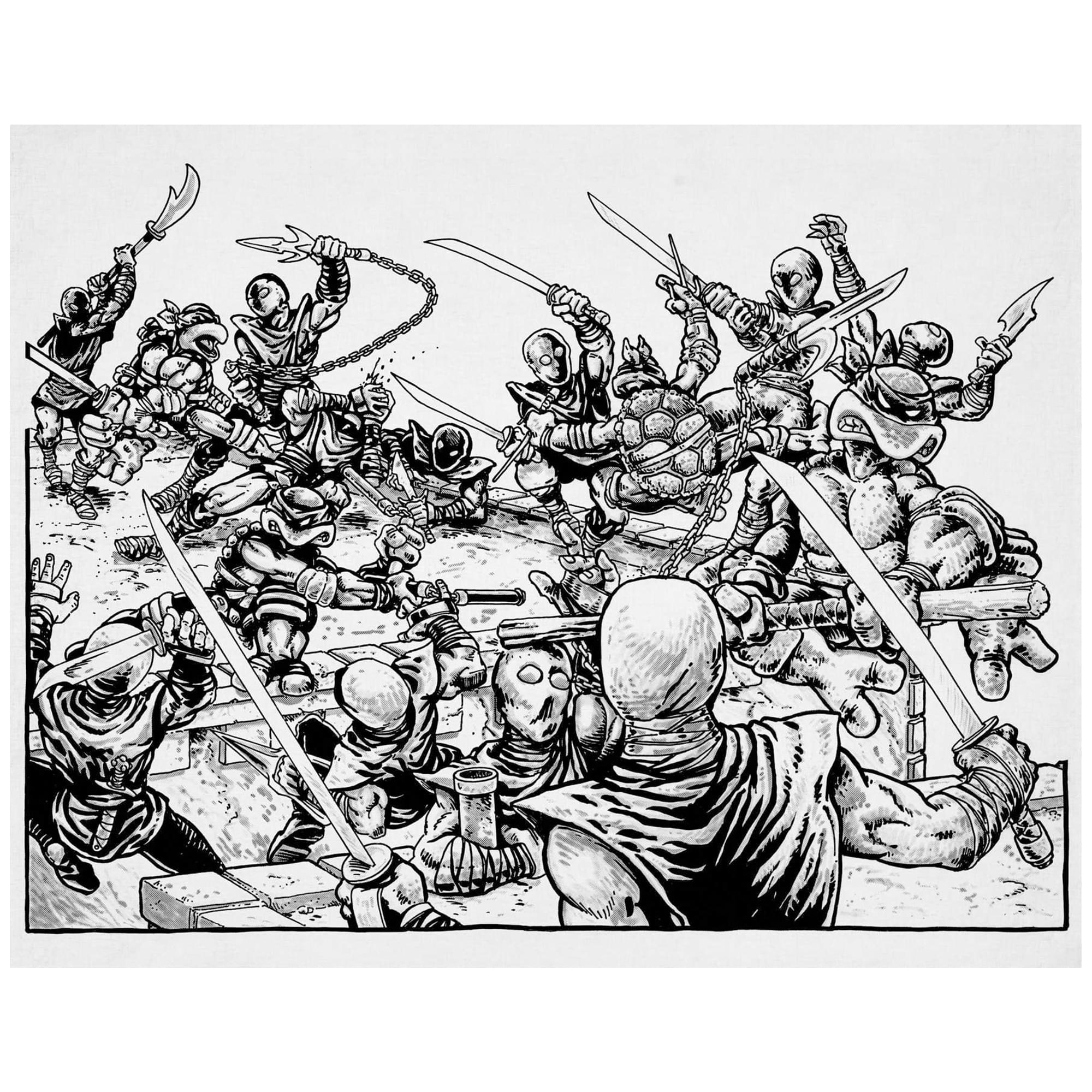 Epic Teenage Mutant Ninja Turtles Hardcover Ruled Journal - 192 Pages!