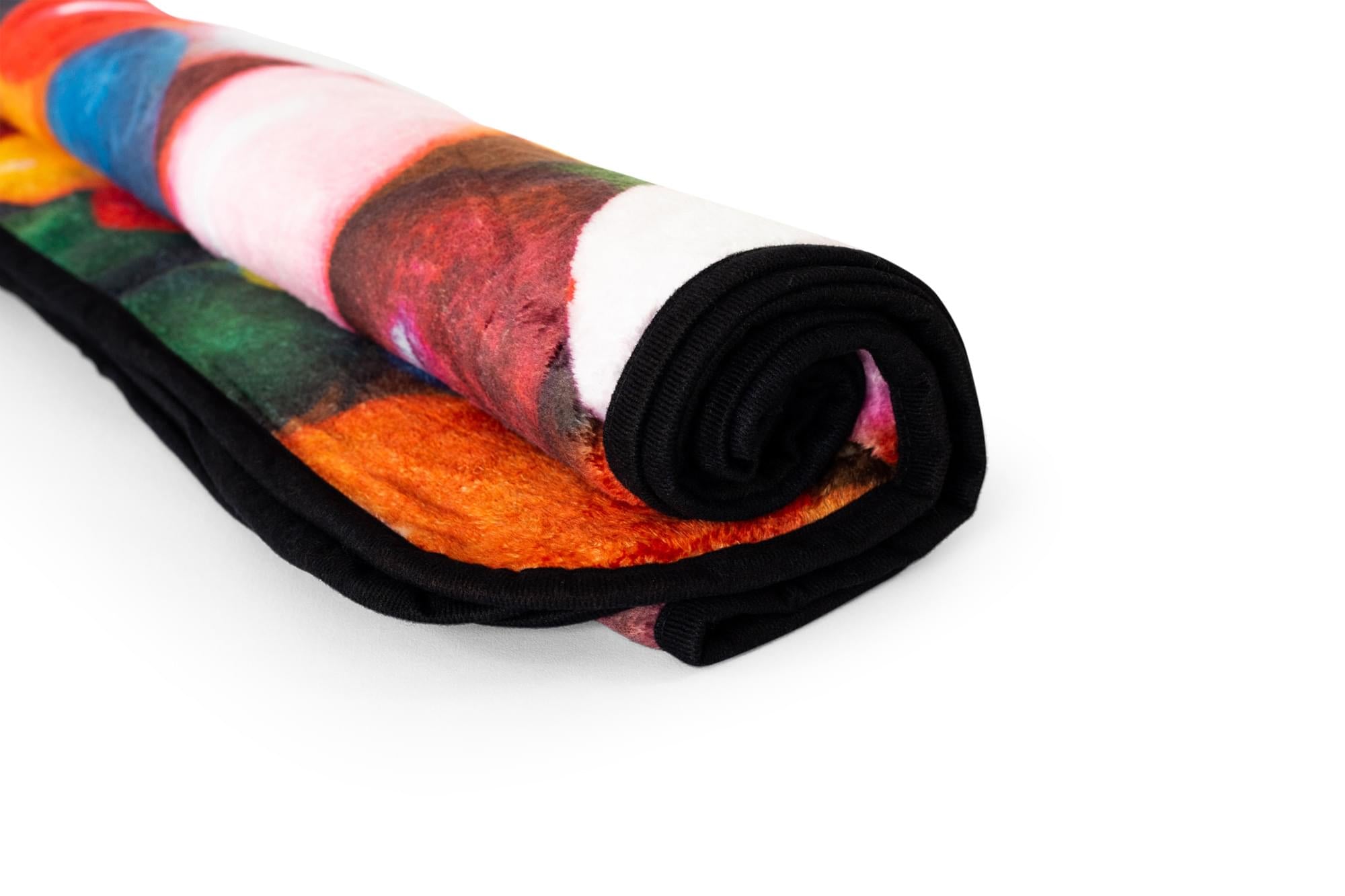 Delightful Jelly Bean Fleece Throw - Your Cozy Companion