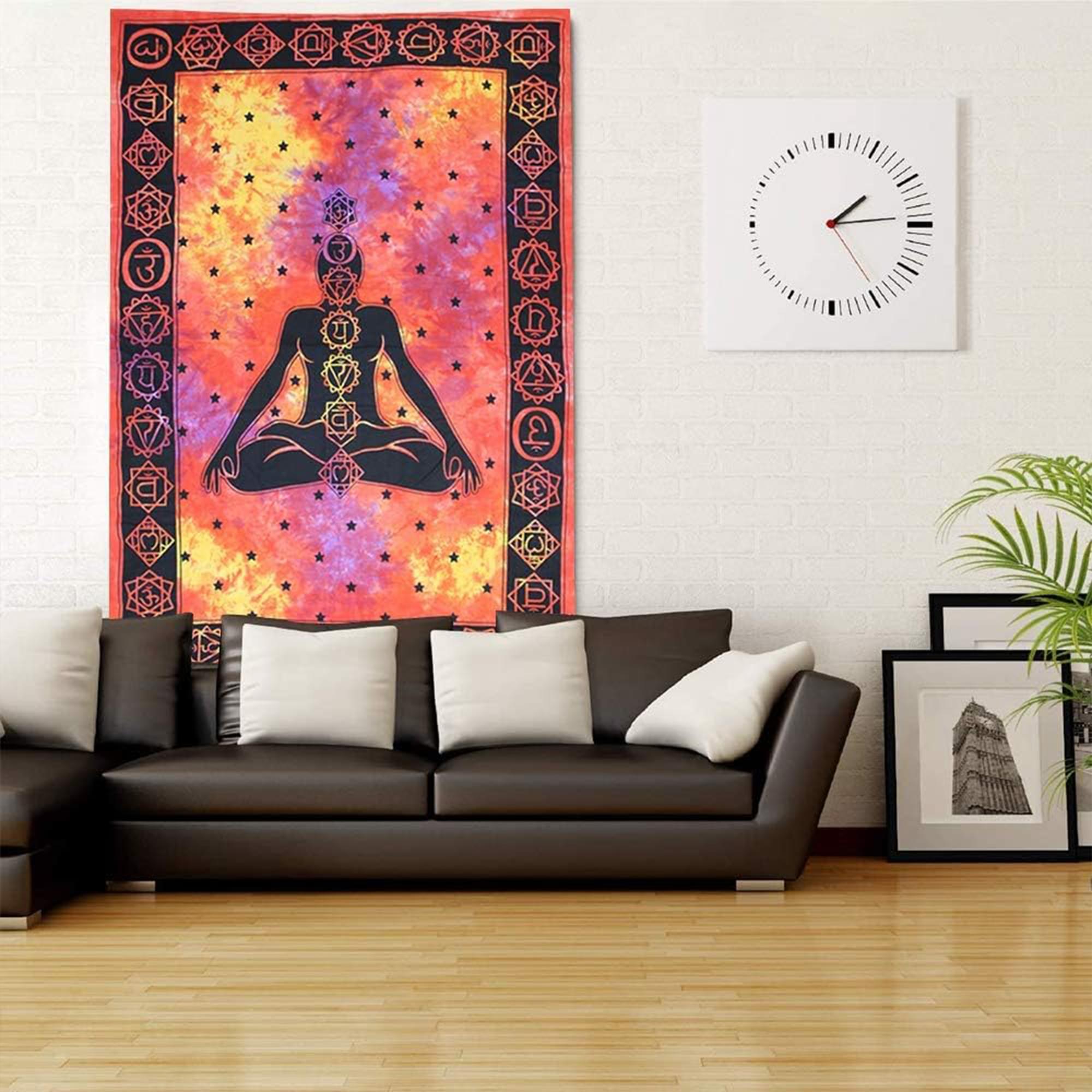 Serenity-Inspired Zen Yoga Wall Tapestry (54 x 80 Inch)